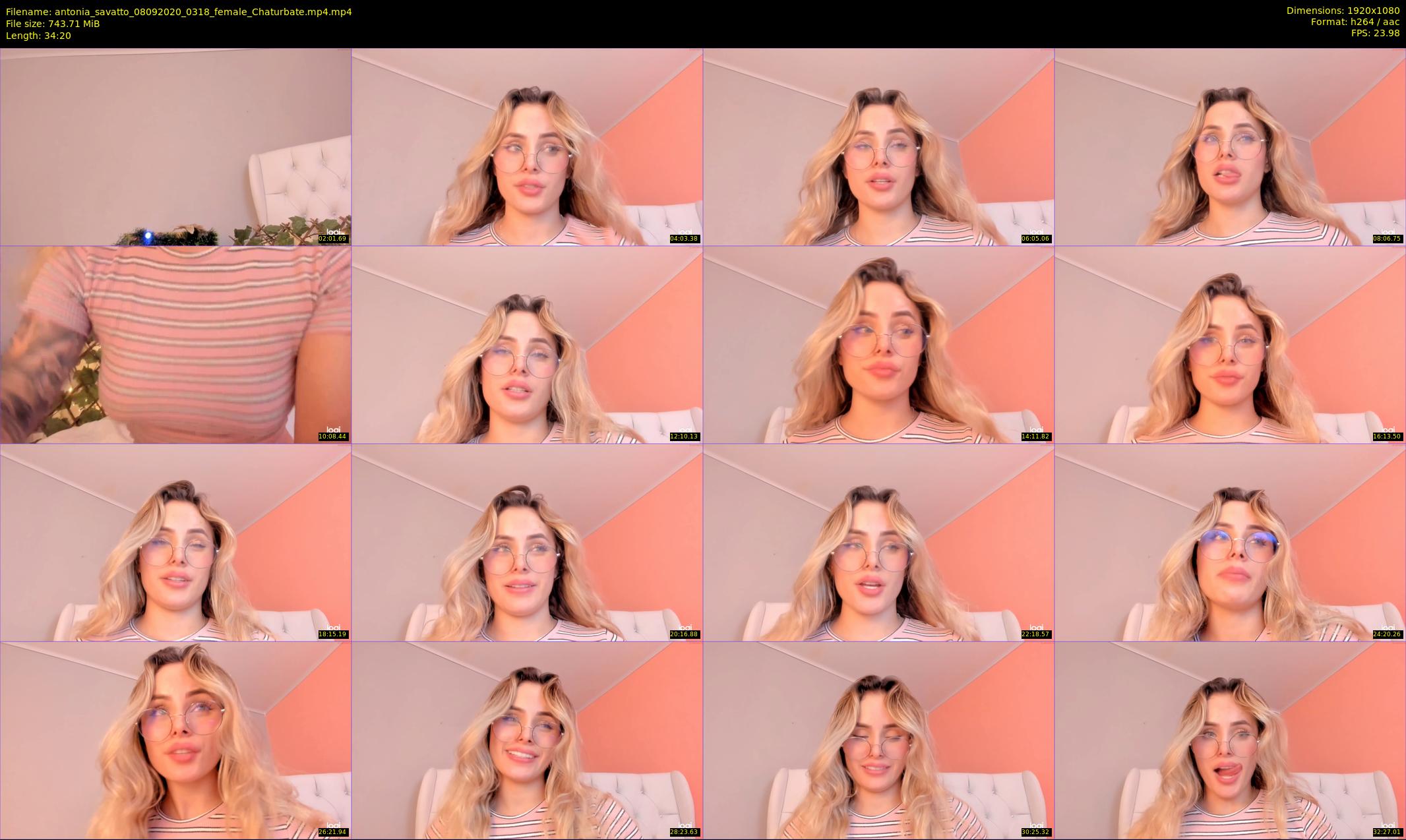 antonia_savatto — 35 minute Chaturbate female cam show recording, 1080p, Sep 8, 2020
