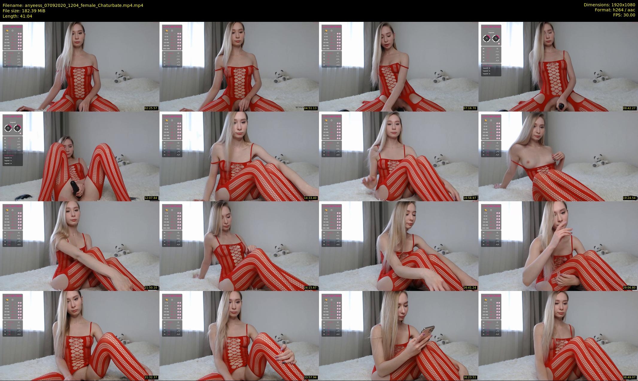 anyeess — 42 minute Chaturbate female cam show recording, 1080p, Sep 7, 2020