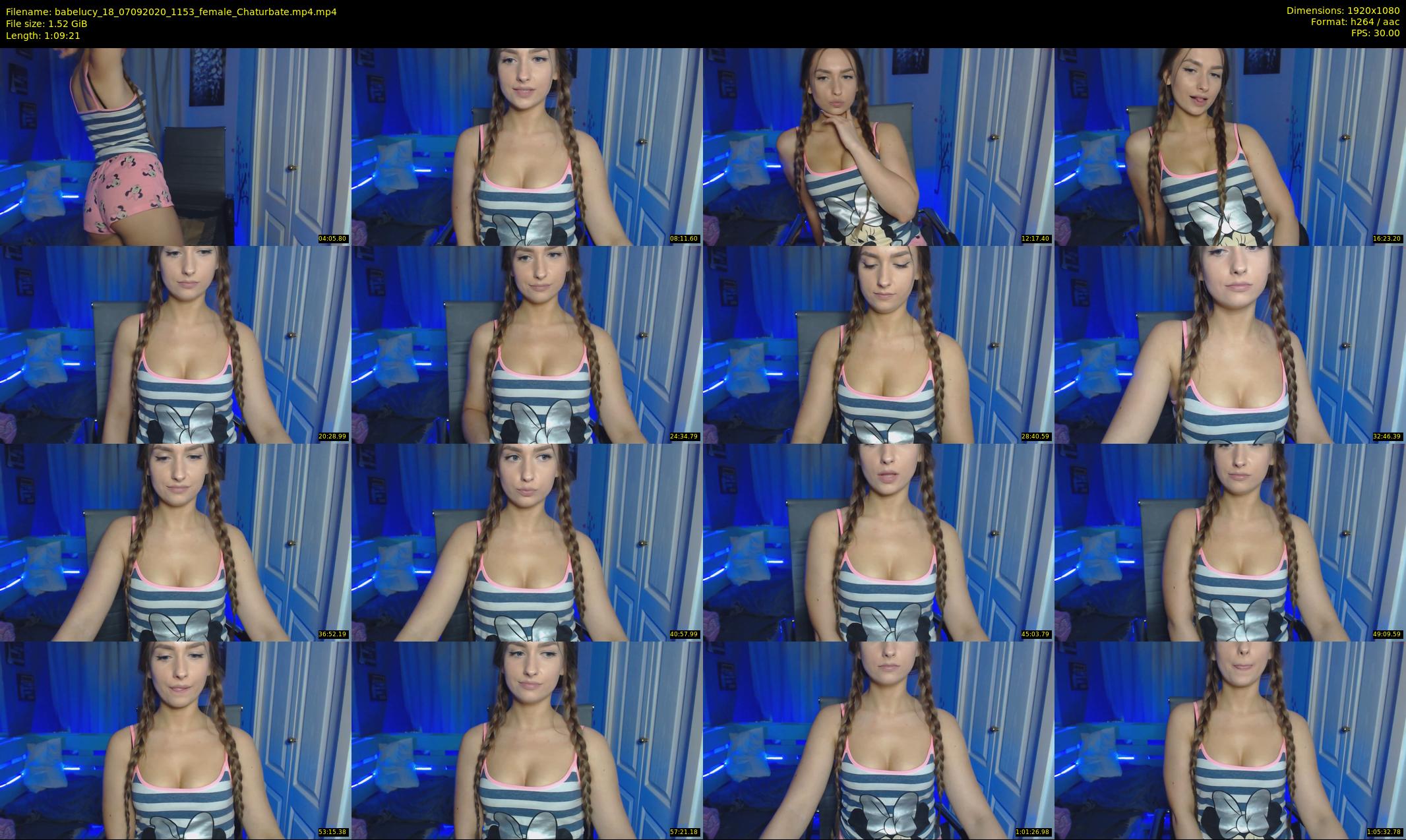 babelucy_18 — 70 minute Chaturbate female cam show recording, 1080p, Sep 7, 2020