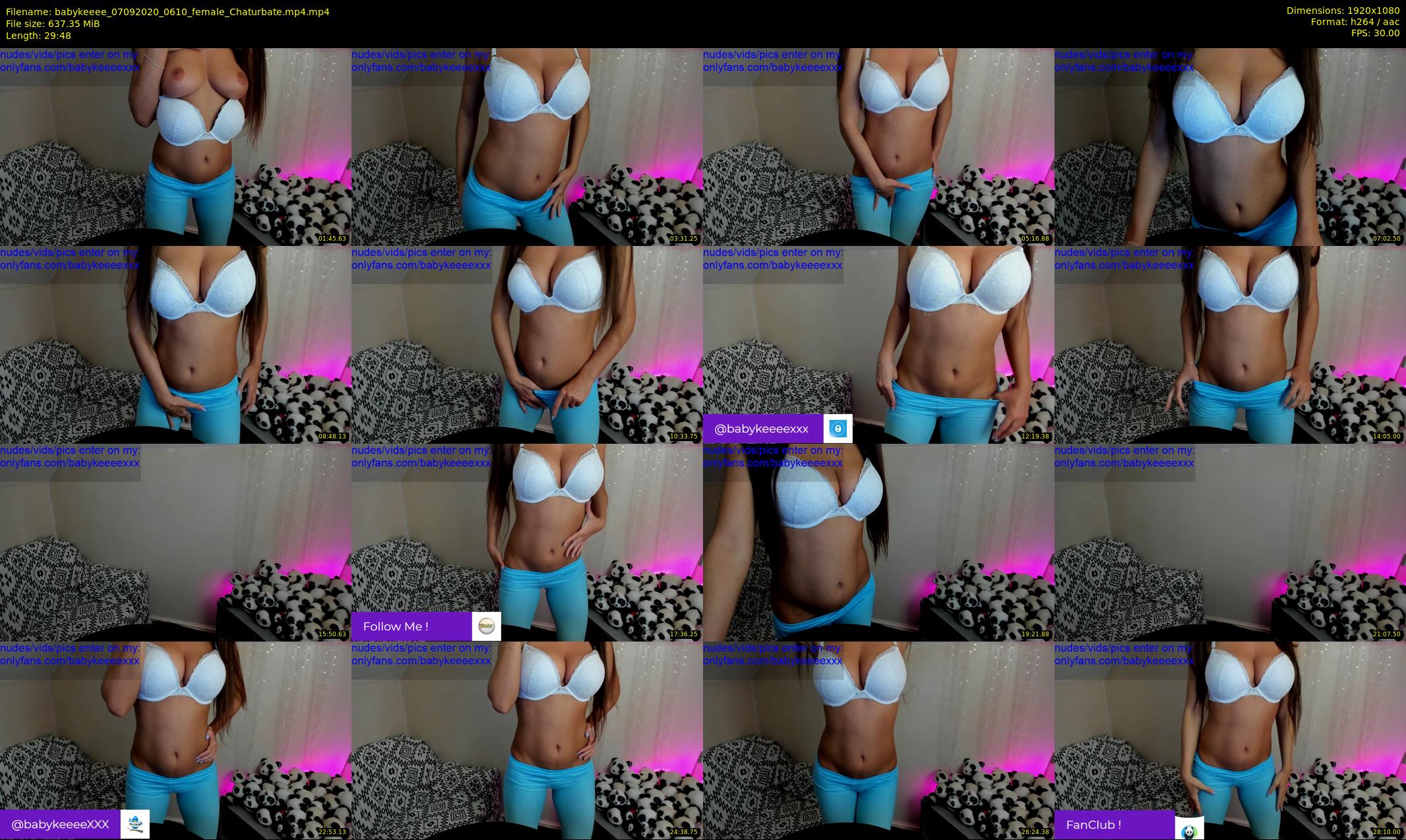 babykeeee — 30 minute Chaturbate female cam show recording, 1080p, Sep 7, 2020