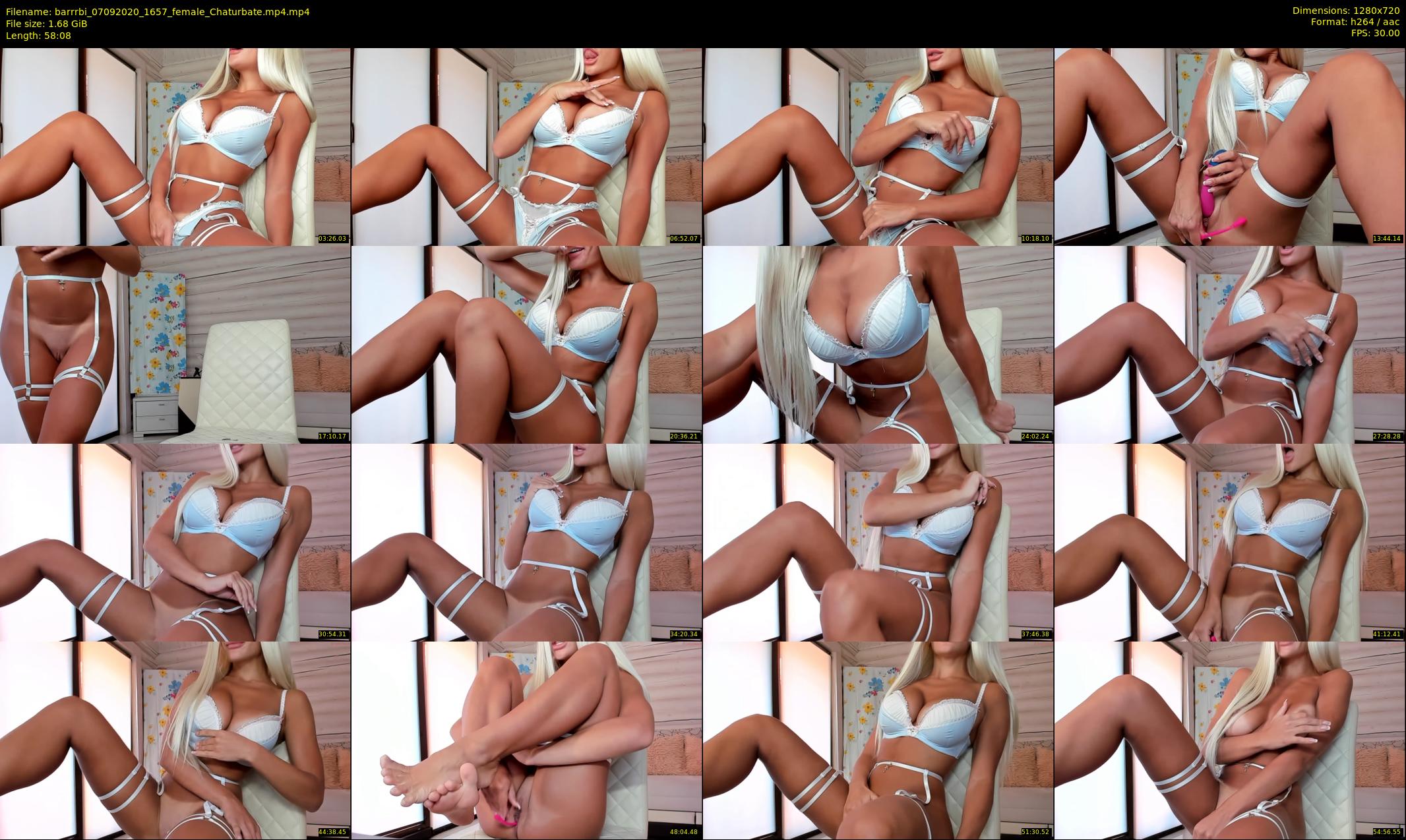 barrrbi — 59 minute Chaturbate female cam show recording, 720p, Sep 7, 2020
