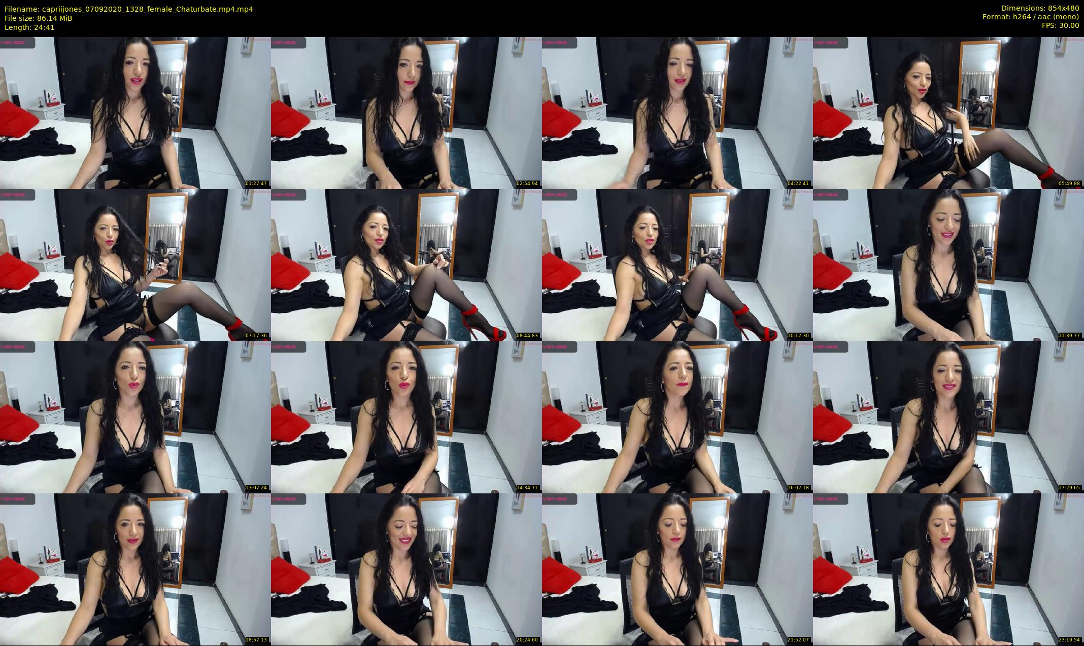 capriijones — 25 minute Chaturbate female cam show recording, 480p, Sep 7, 2020