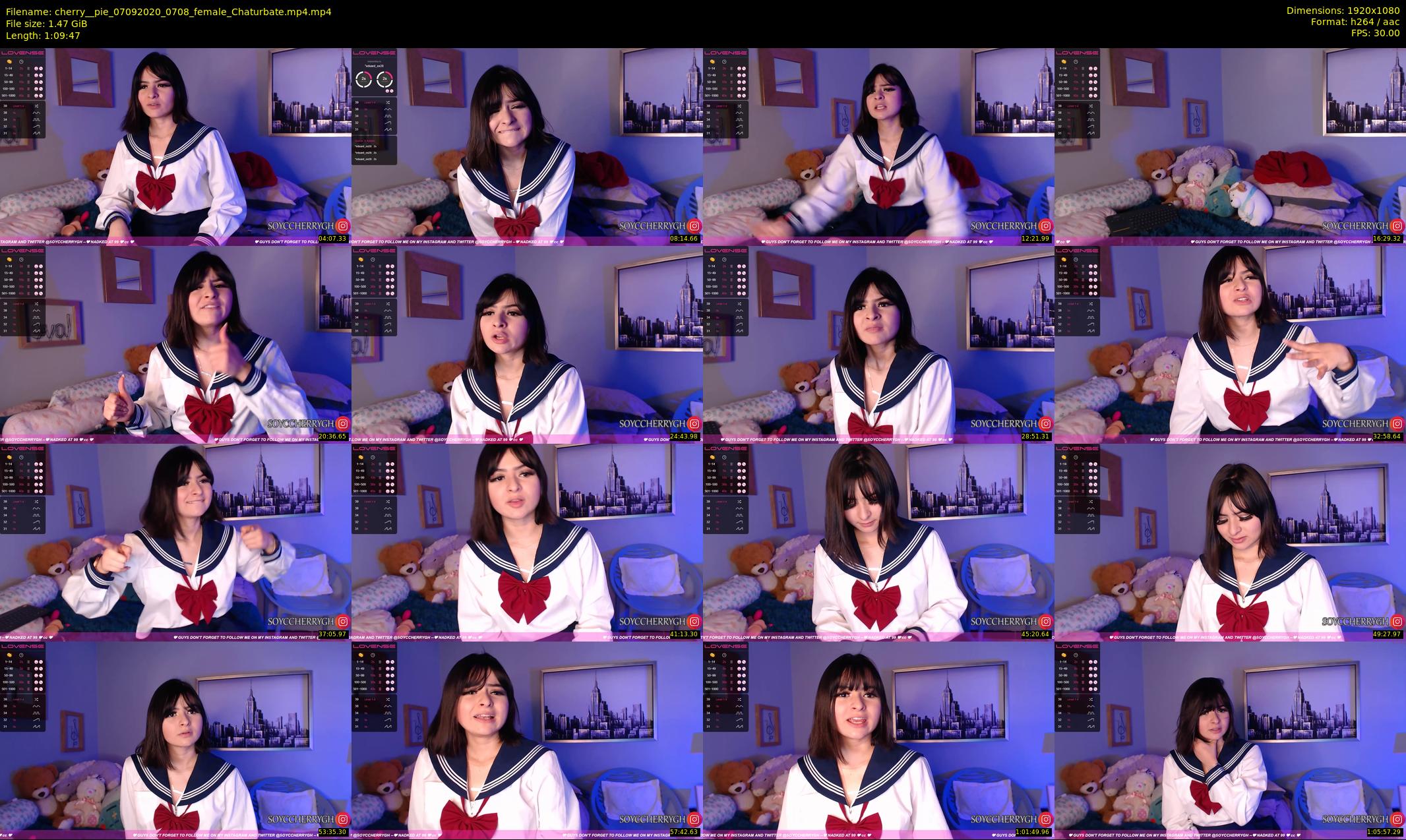 cherry__pie — 70 minute Chaturbate female cam show recording, 1080p, Sep 7, 2020