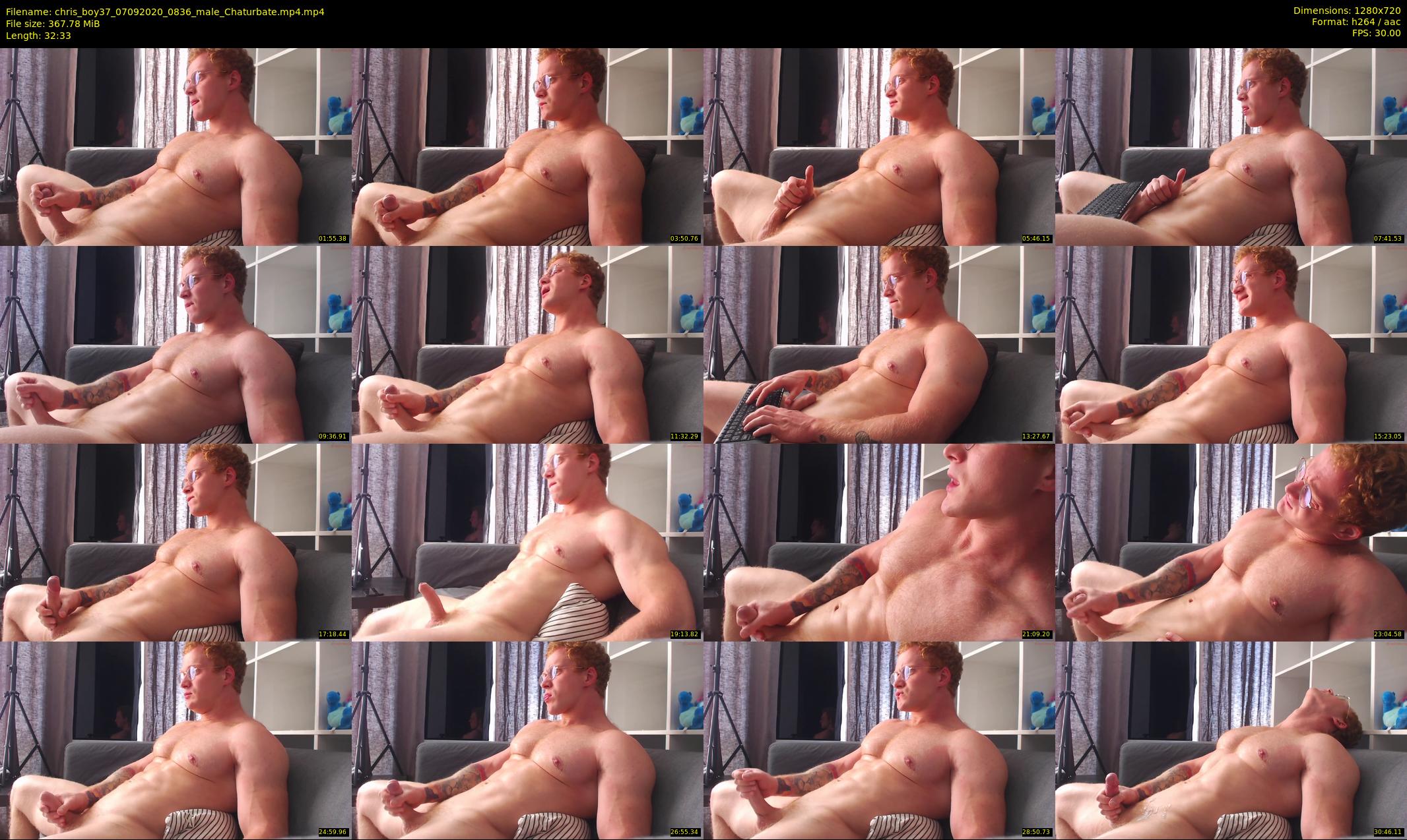 chris_boy37 — 33 minute Chaturbate male cam show recording, 720p, Sep 7, 2020