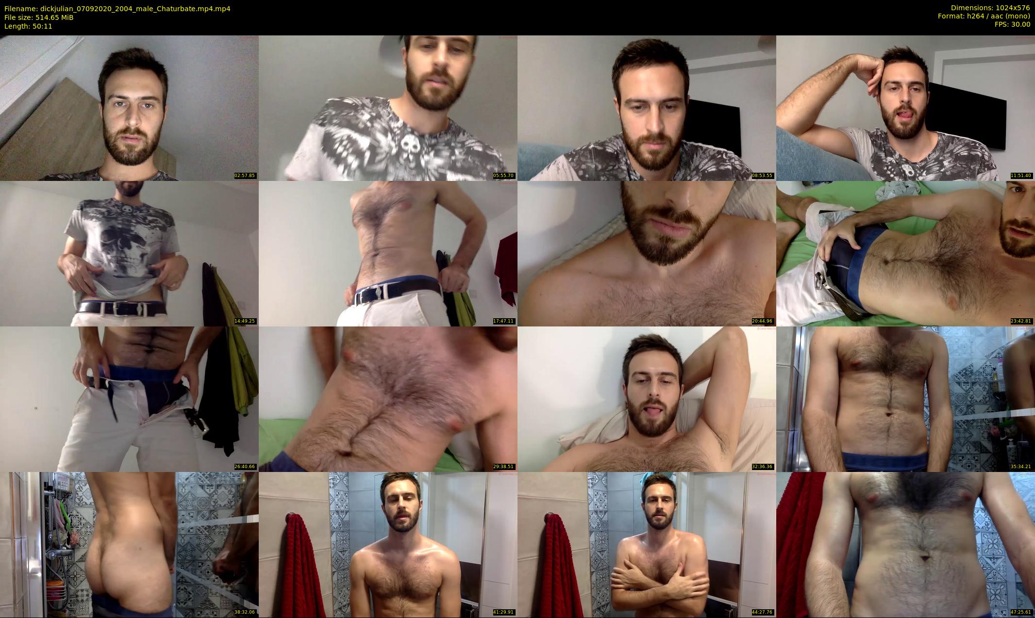 dickjulian — 51 minute Chaturbate male cam show recording, 480p, Sep 7, 2020