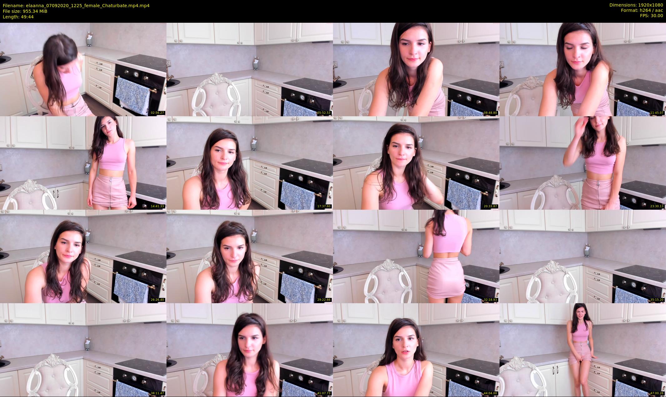 elaanna — 50 minute Chaturbate female cam show recording, 1080p, Sep 7, 2020