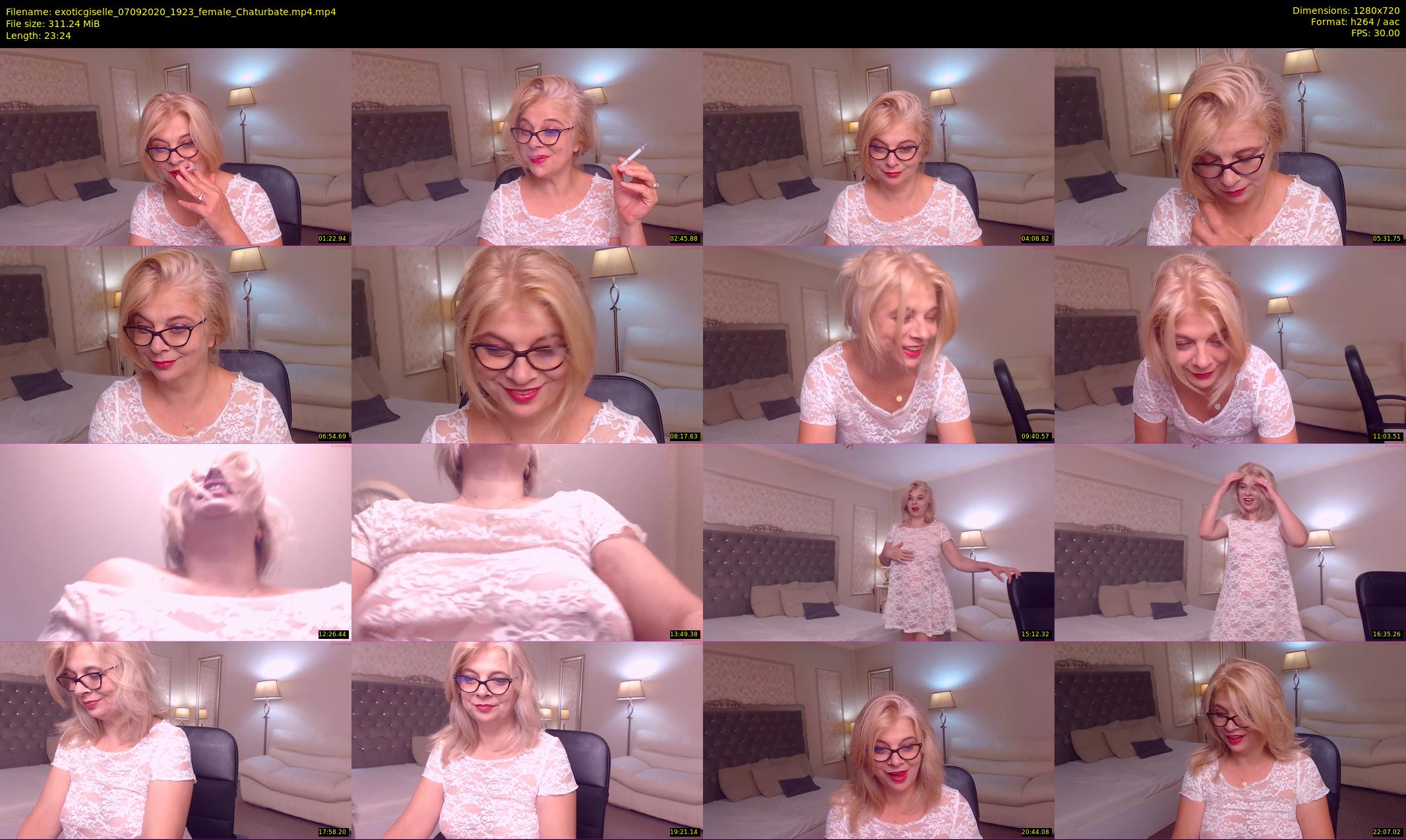 exoticgiselle — 24 minute Chaturbate female cam show recording, 720p, Sep 7, 2020