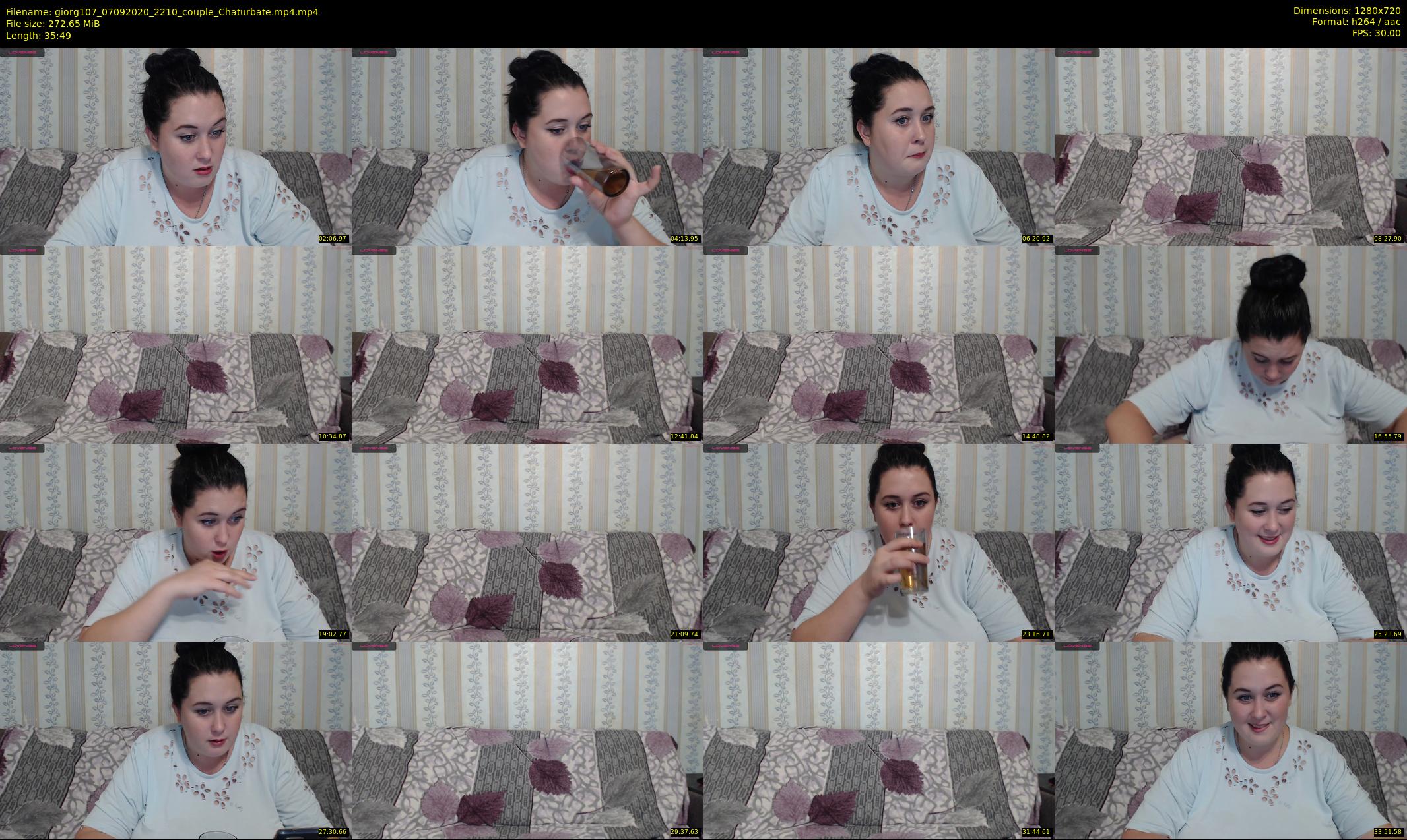 giorg107 — 36 minute Chaturbate couple cam show recording, 720p, Sep 7, 2020