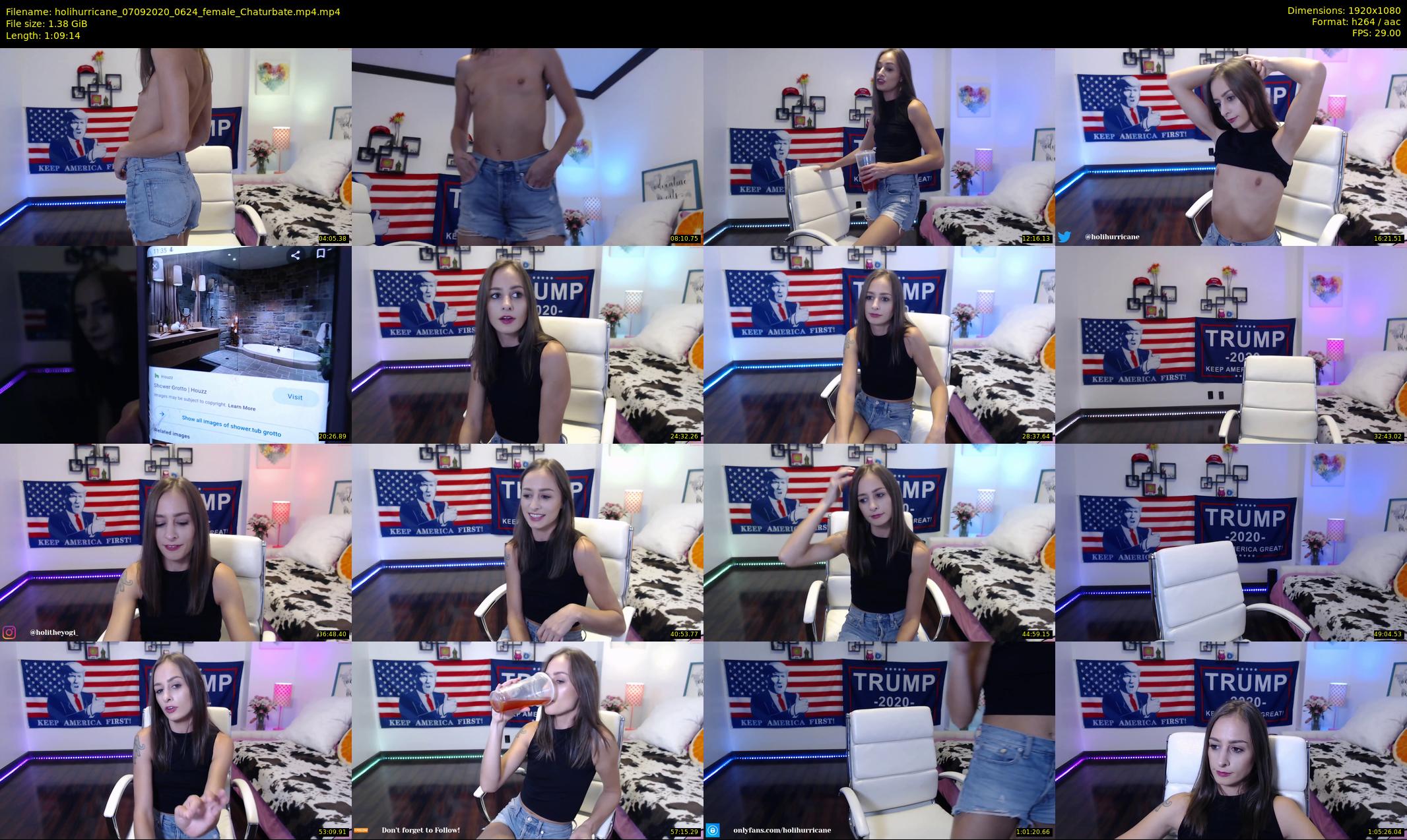 holihurricane — 70 minute Chaturbate female cam show recording, 1080p, Sep 7, 2020
