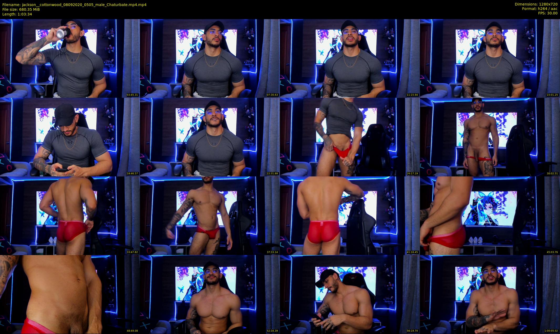 jackson__cottonwood — 64 minute Chaturbate male cam show recording, 720p, Sep 8, 2020