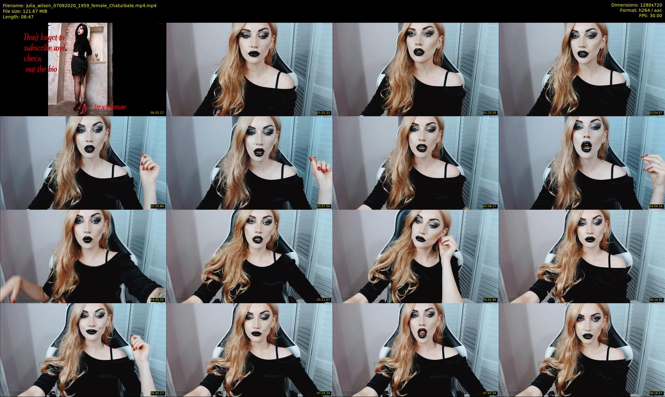 julia_wilson — 9 minute Chaturbate female cam show recording, 720p, Sep 7, 2020