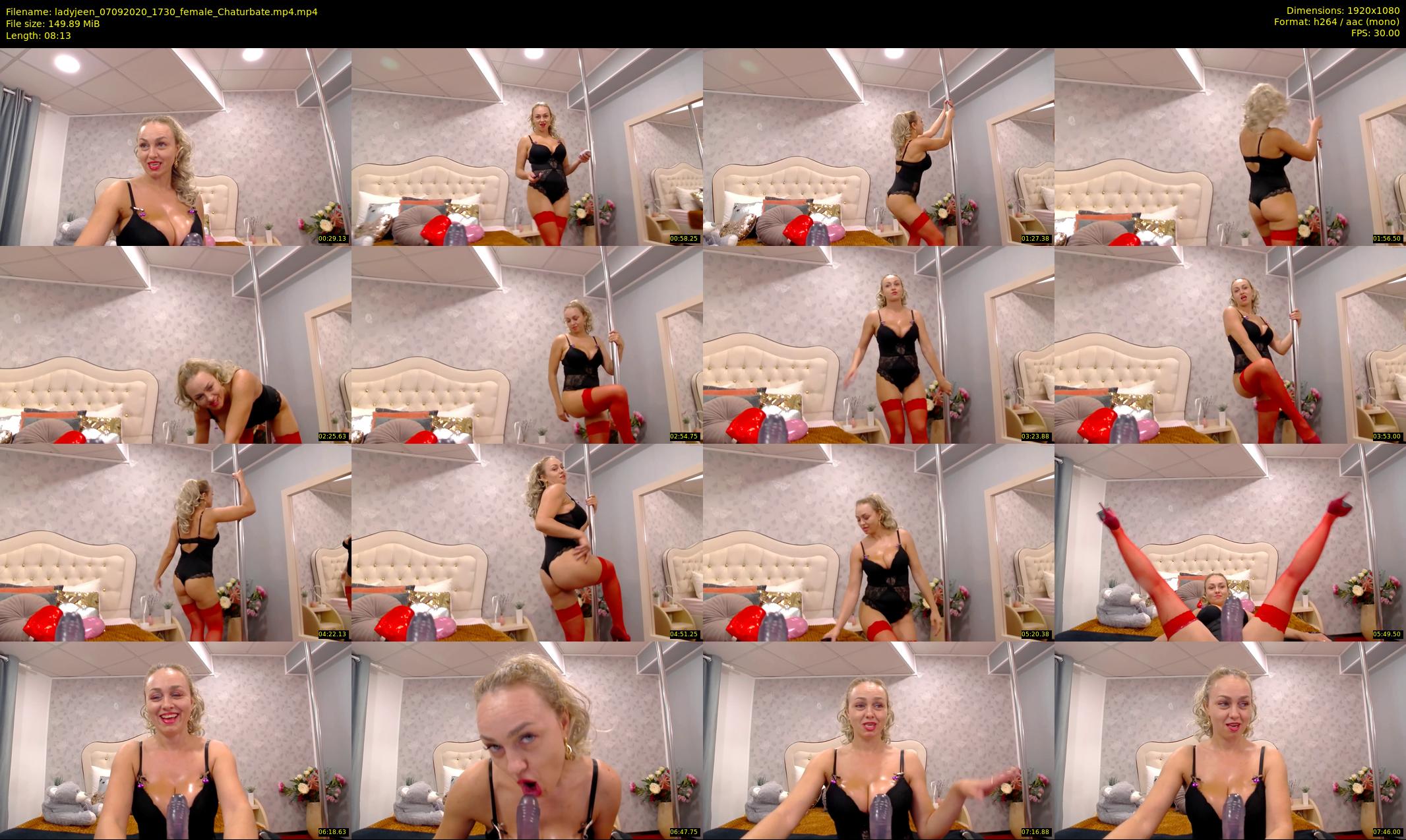 ladyjeen — 9 minute Chaturbate female cam show recording, 1080p, Sep 7, 2020