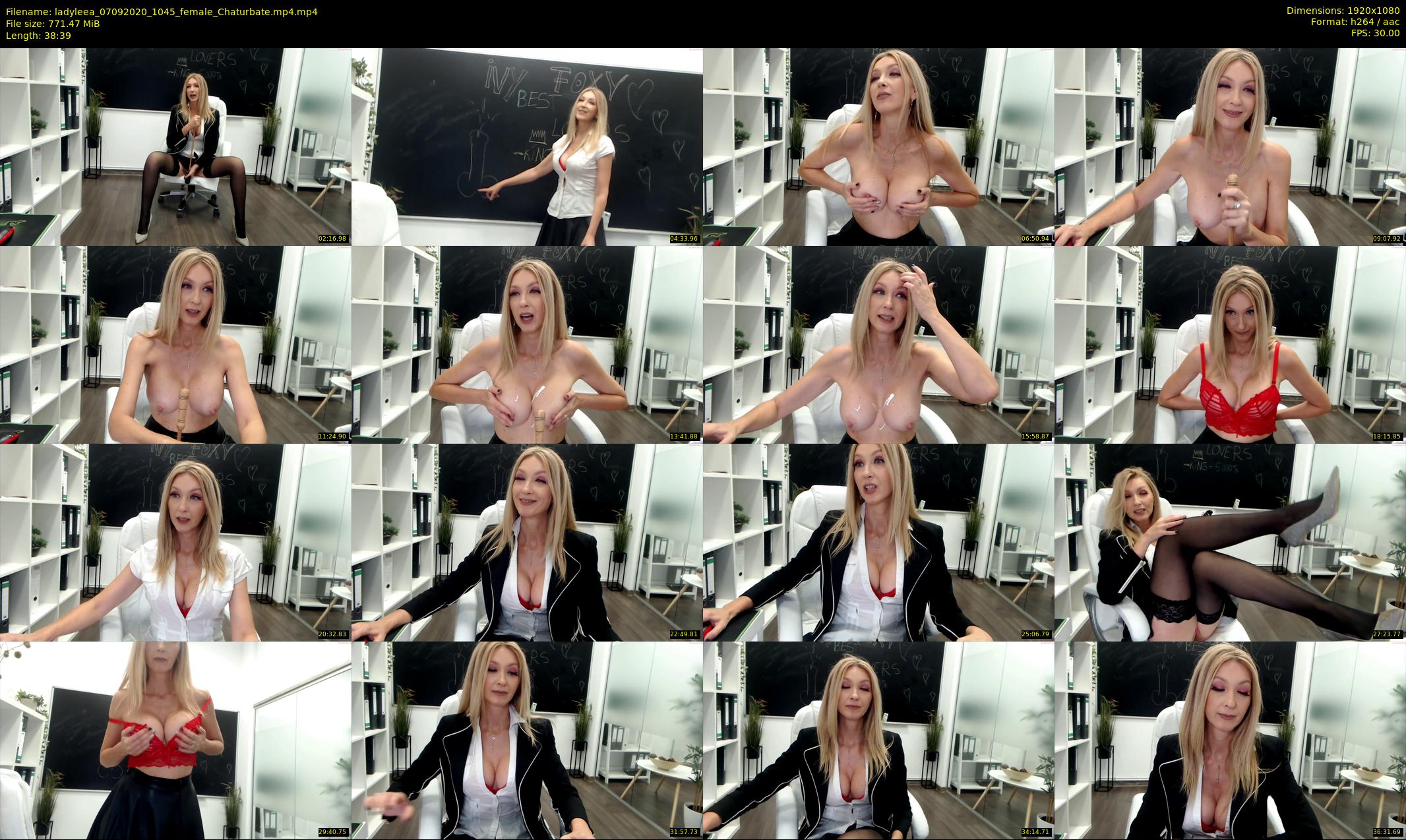 ladyleea — 39 minute Chaturbate female cam show recording, 1080p, Sep 7, 2020
