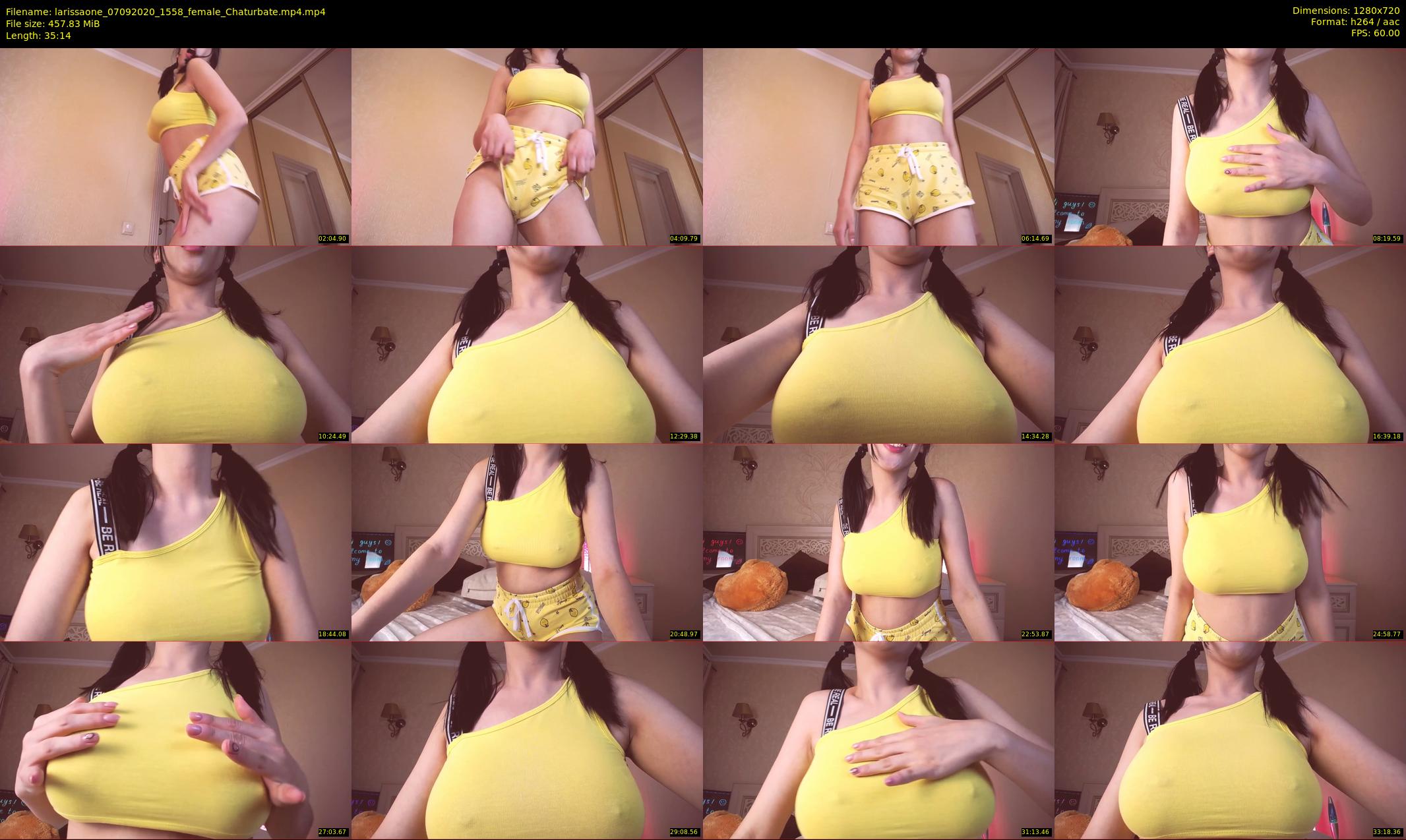larissaone — 36 minute Chaturbate female cam show recording, 720p, Sep 7, 2020