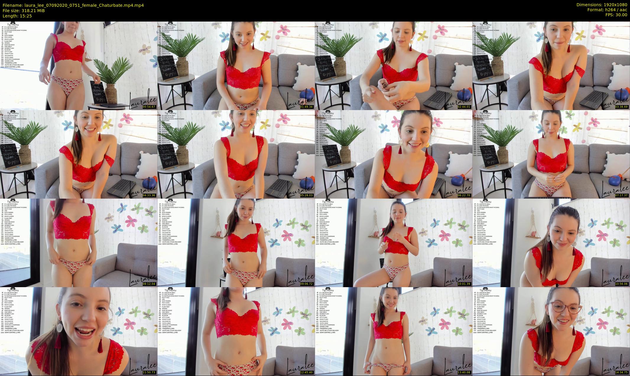 laura_lee — 16 minute Chaturbate female cam show recording, 1080p, Sep 7, 2020