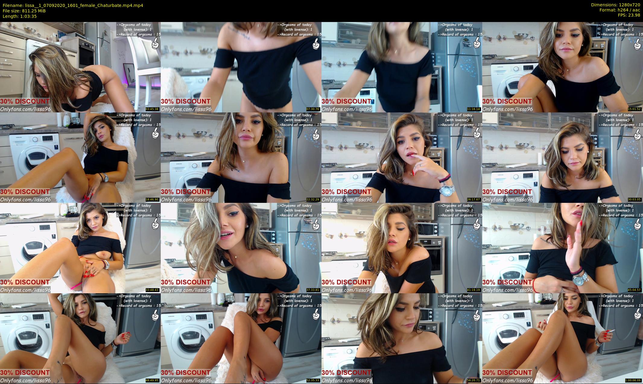 lissa__1 — 64 minute Chaturbate female cam show recording, 720p, Sep 7, 2020