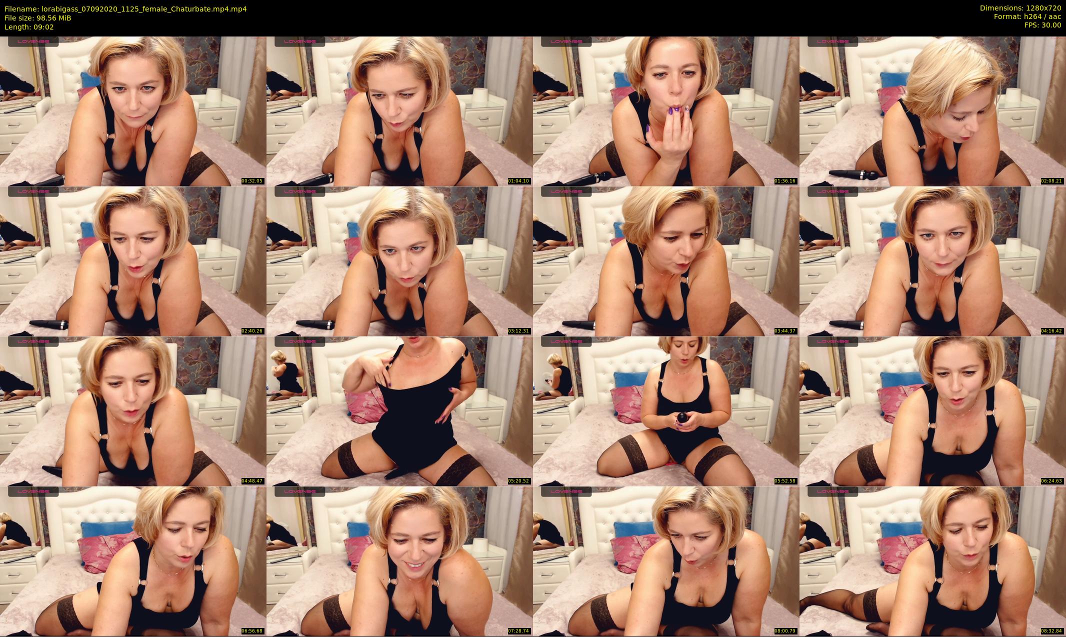 lorabigass — 10 minute Chaturbate female cam show recording, 720p, Sep 7, 2020