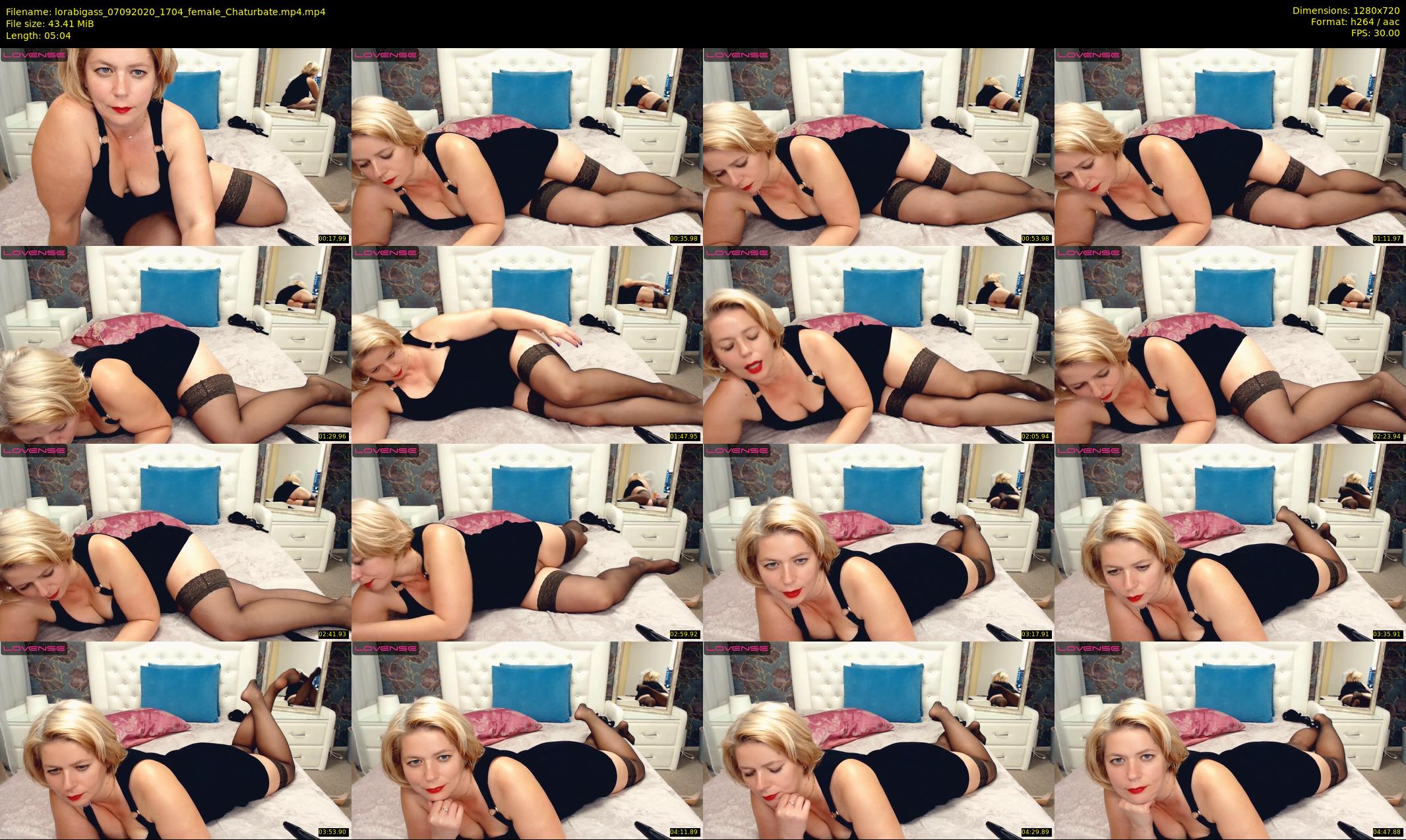 lorabigass — 6 minute Chaturbate female cam show recording, 720p, Sep 7, 2020