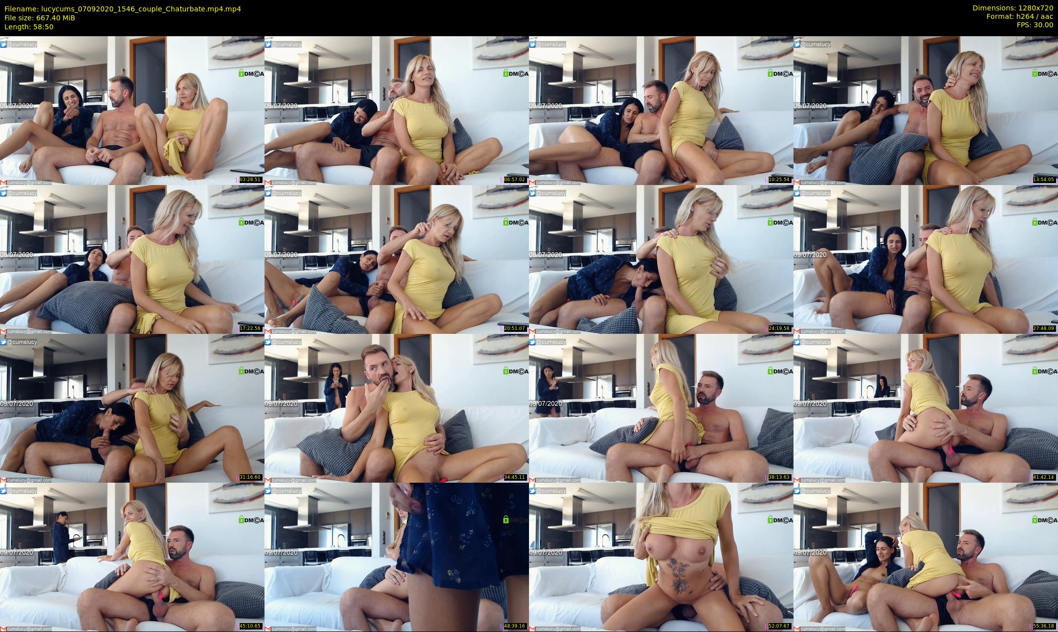lucycums — 59 minute Chaturbate couple cam show recording, 720p, Sep 7, 2020