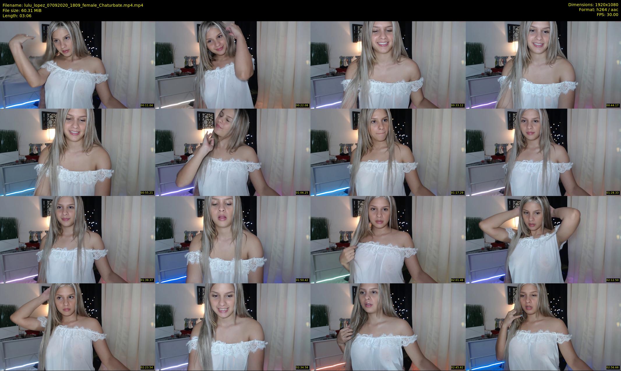 lulu_lopez — 4 minute Chaturbate female cam show recording, 1080p, Sep 7, 2020