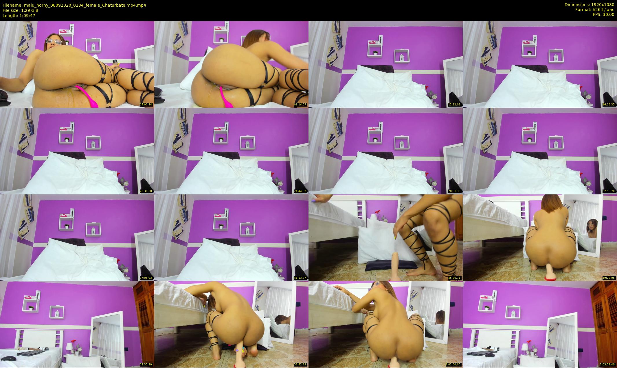 malu_horny — 70 minute Chaturbate female cam show recording, 1080p, Sep 8, 2020