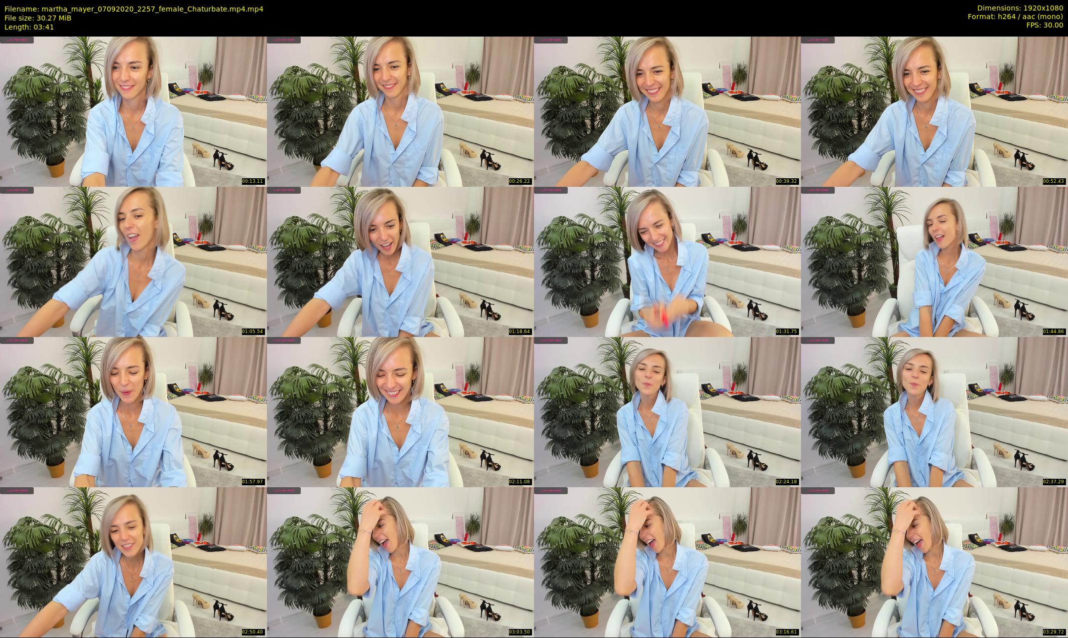 martha_mayer — 4 minute Chaturbate female cam show recording, 1080p, Sep 7, 2020