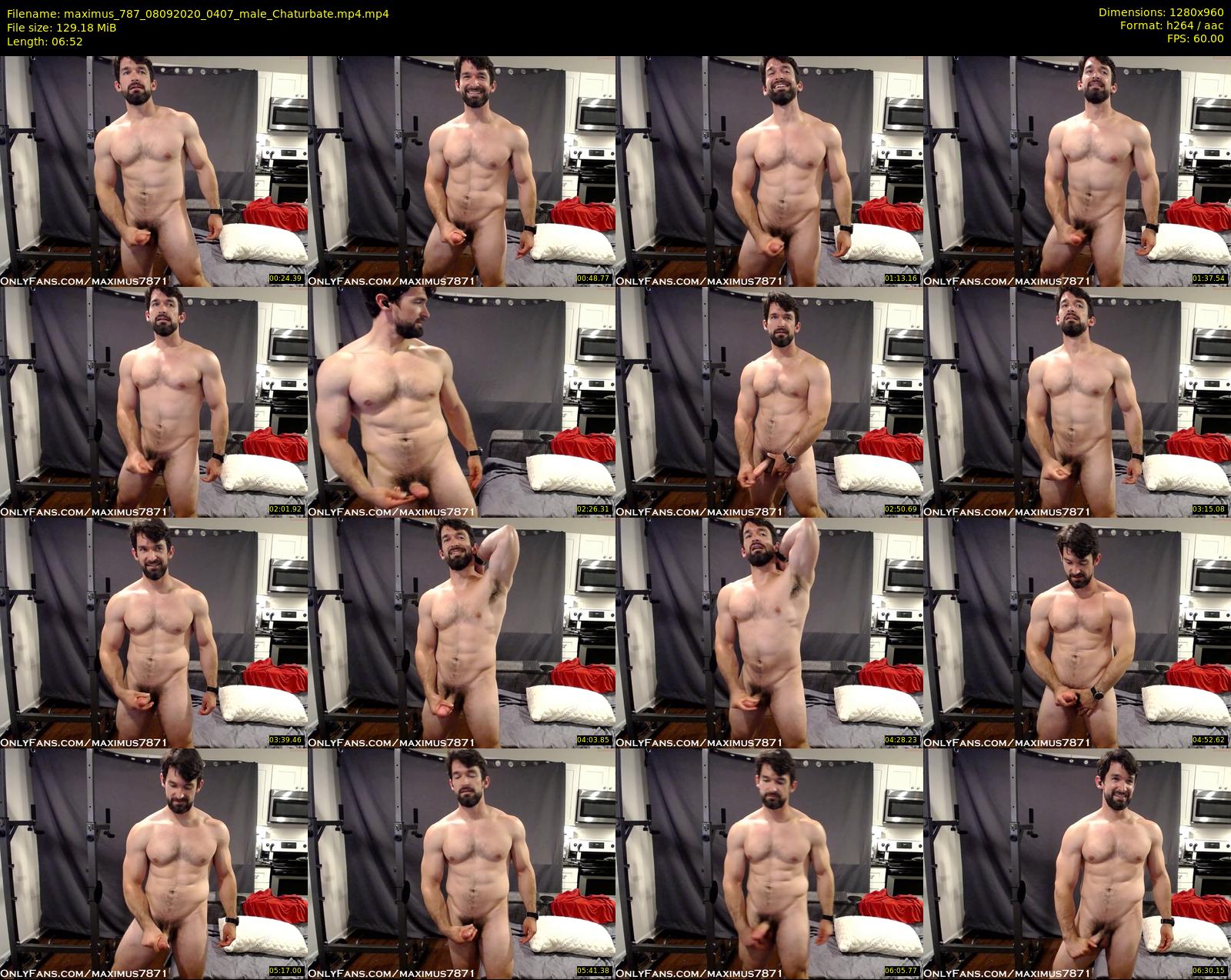 maximus_787 — 7 minute Chaturbate male cam show recording, 720p, Sep 8, 2020