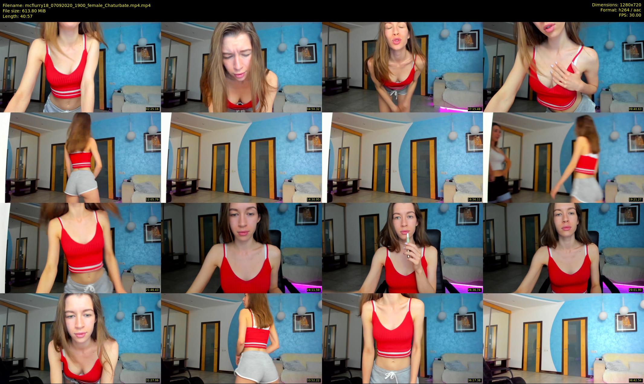 mcflurry18 — 41 minute Chaturbate female cam show recording, 720p, Sep 7, 2020