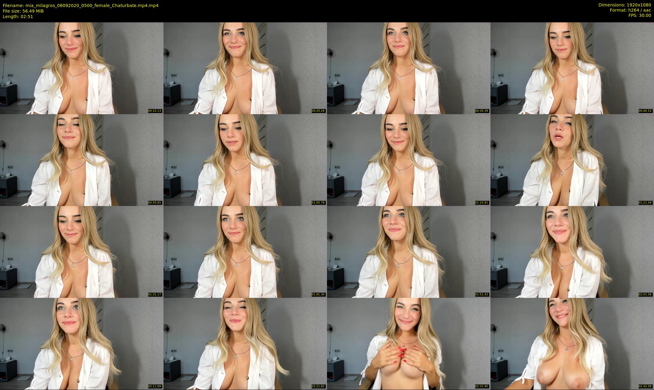 mia_milagros — 3 minute Chaturbate female cam show recording, 1080p, Sep 8, 2020