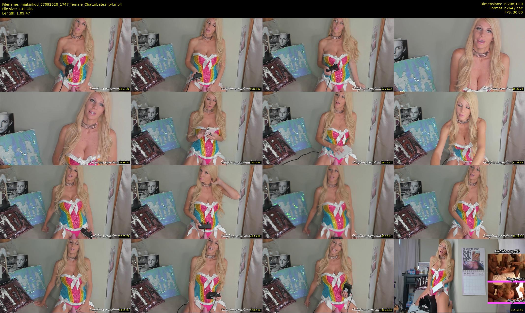 miakinkdd — 70 minute Chaturbate female cam show recording, 1080p, Sep 7, 2020