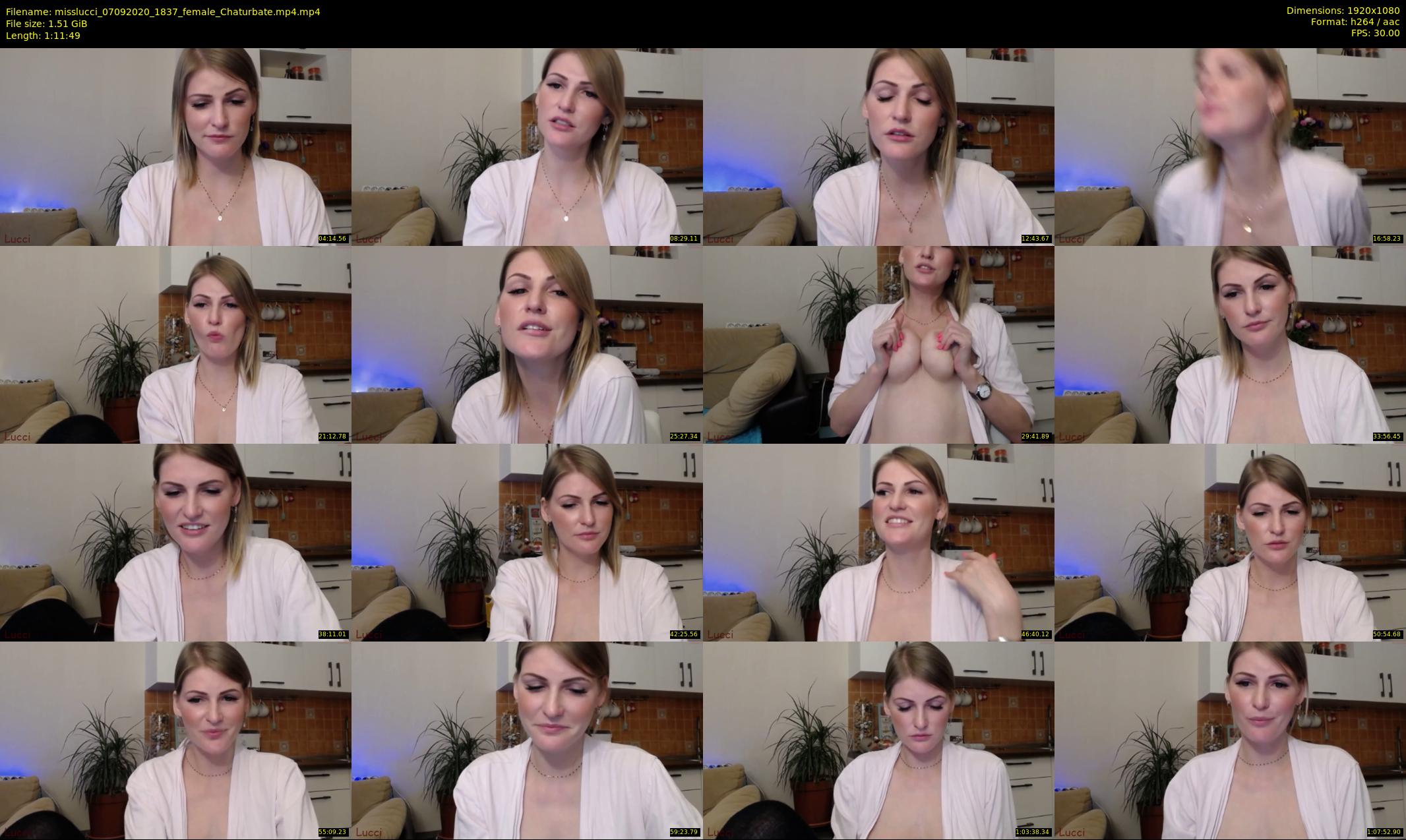 misslucci — 72 minute Chaturbate female cam show recording, 1080p, Sep 7, 2020