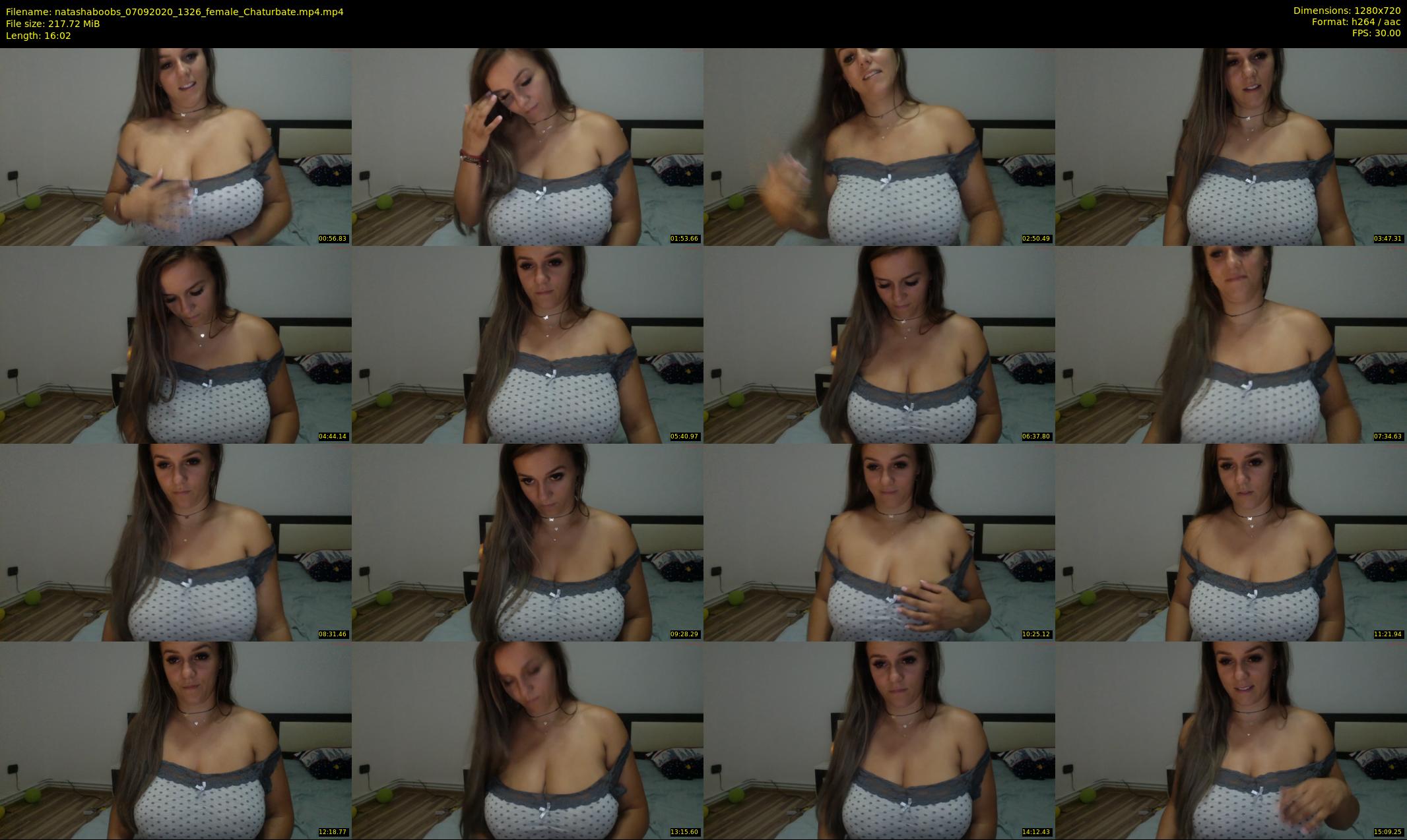 natashaboobs — 17 minute Chaturbate female cam show recording, 720p, Sep 7, 2020