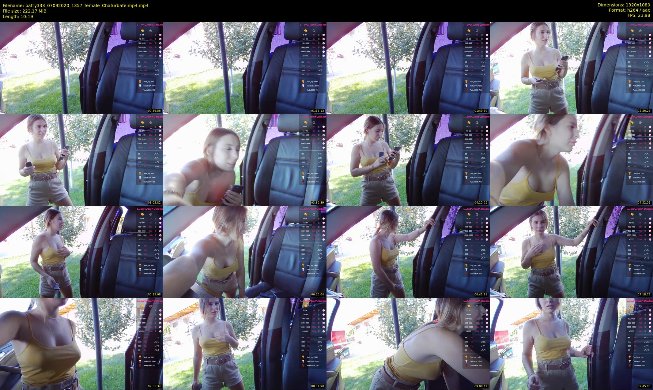 patry333 — 11 minute Chaturbate female cam show recording, 1080p, Sep 7, 2020
