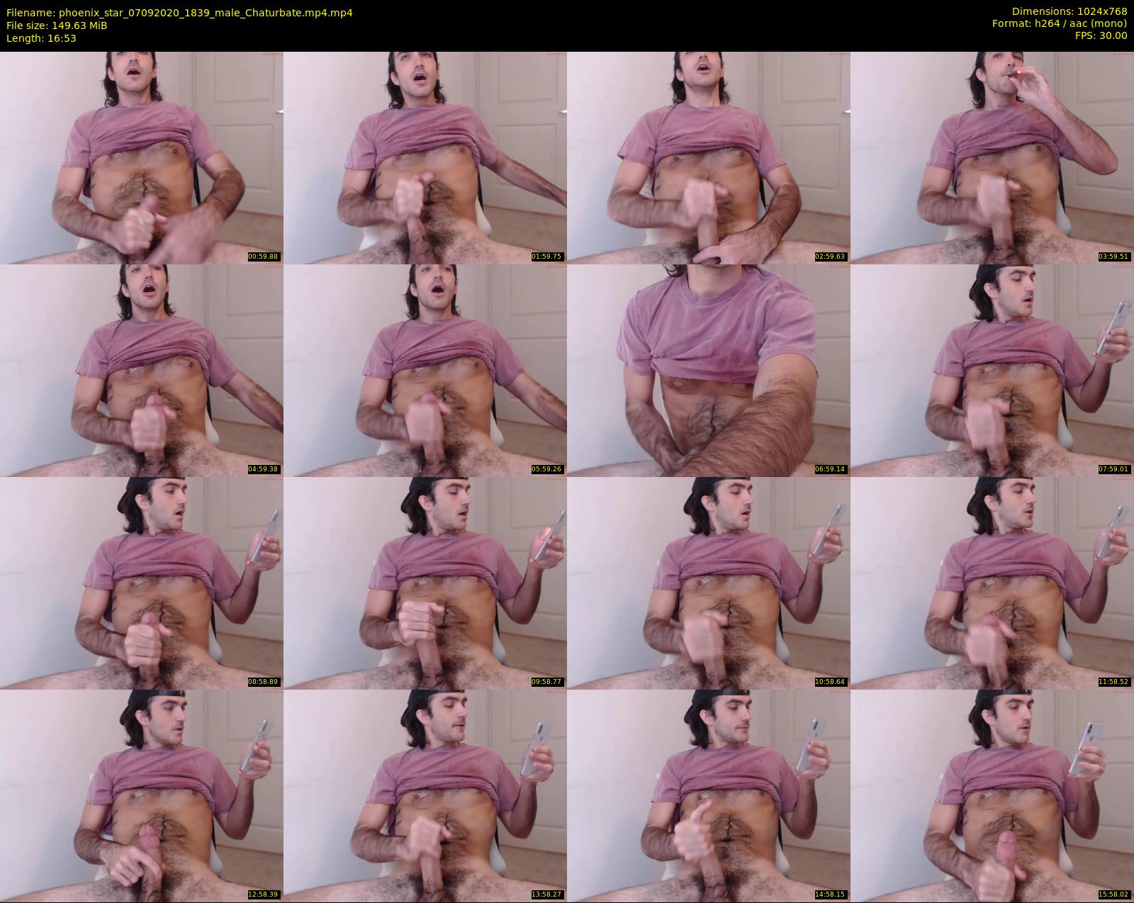 phoenix_star — 17 minute Chaturbate male cam show recording, 720p, Sep 7, 2020