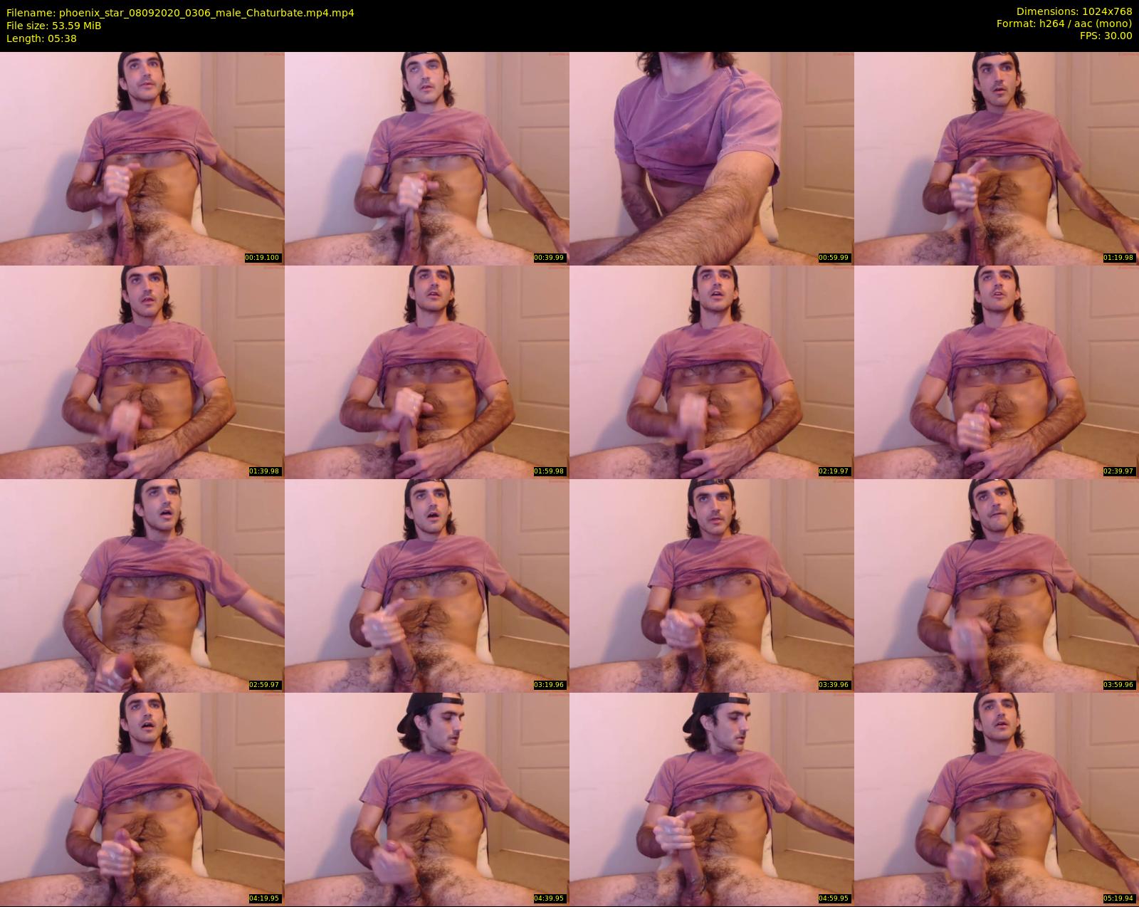 phoenix_star — 6 minute Chaturbate male cam show recording, 720p, Sep 8, 2020