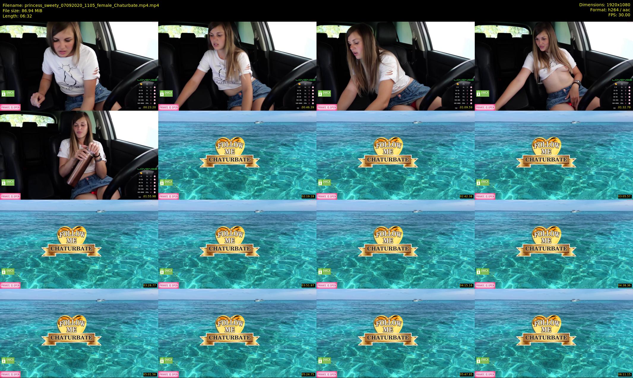princess_sweety — 7 minute Chaturbate couple cam show recording, 1080p, Sep 7, 2020