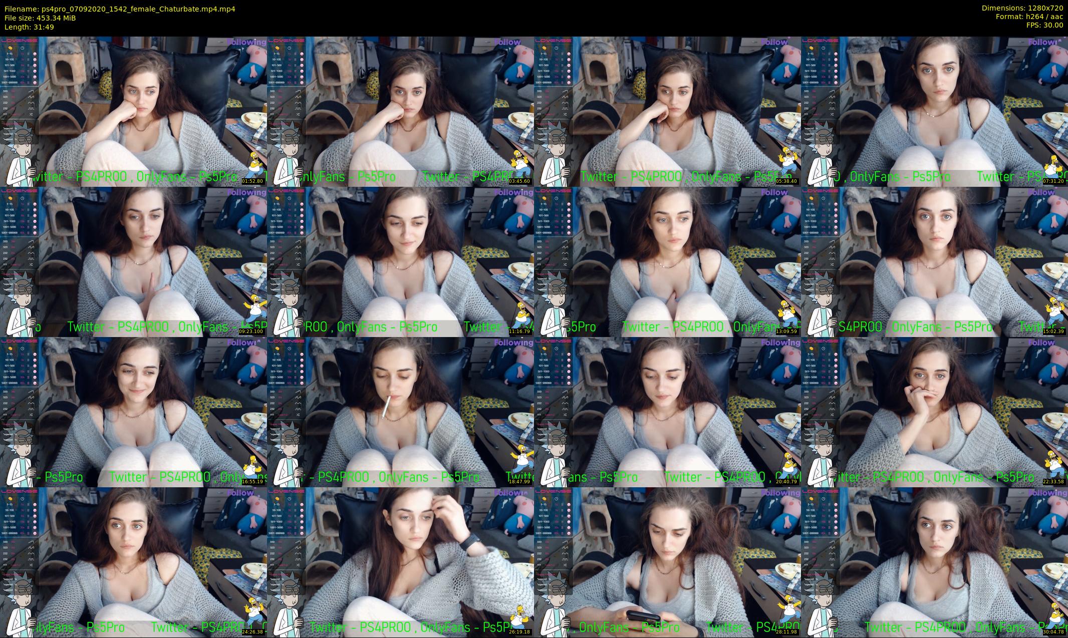 ps4pro — 32 minute Chaturbate female cam show recording, 720p, Sep 7, 2020