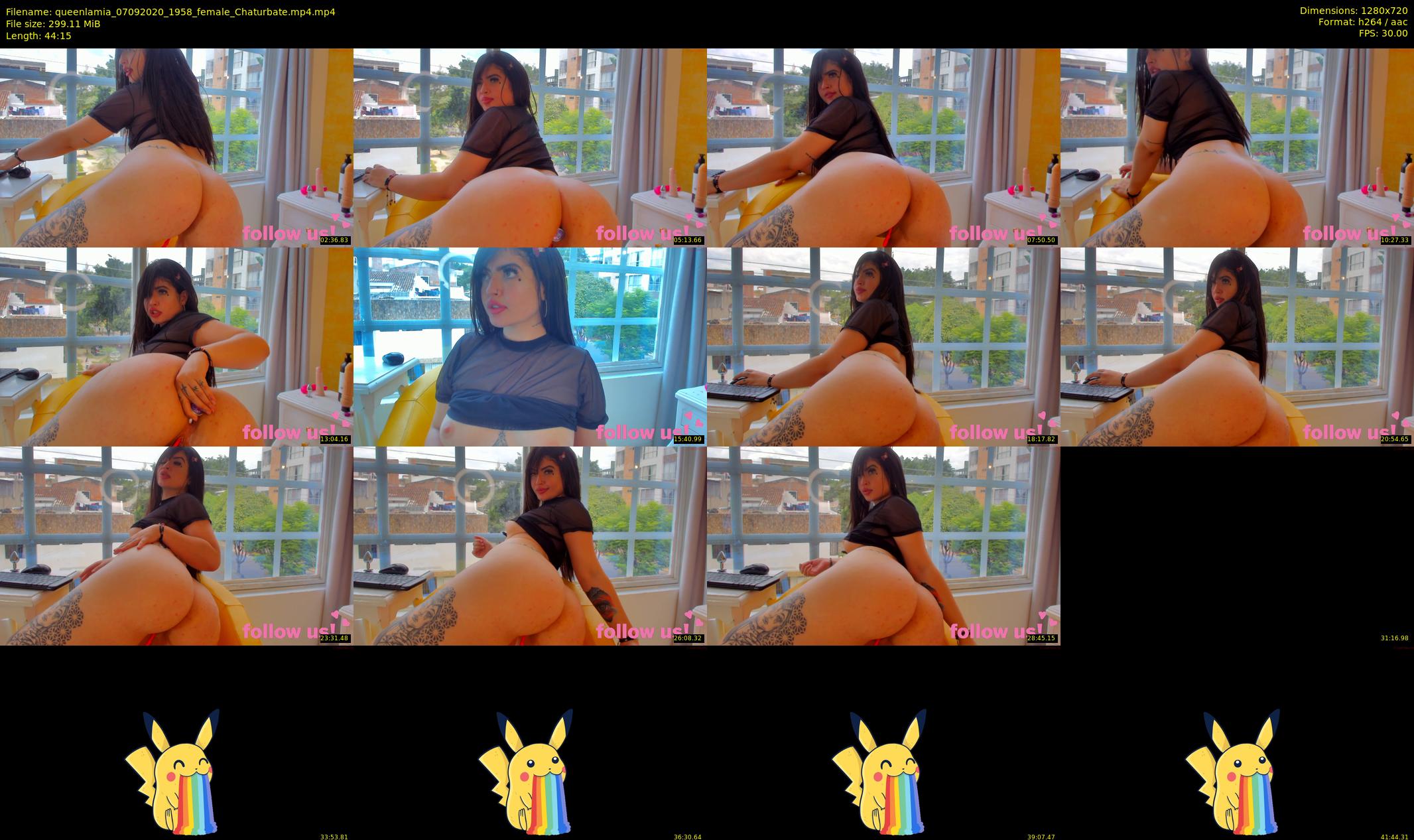 queenlamia — 45 minute Chaturbate female cam show recording, 720p, Sep 7, 2020