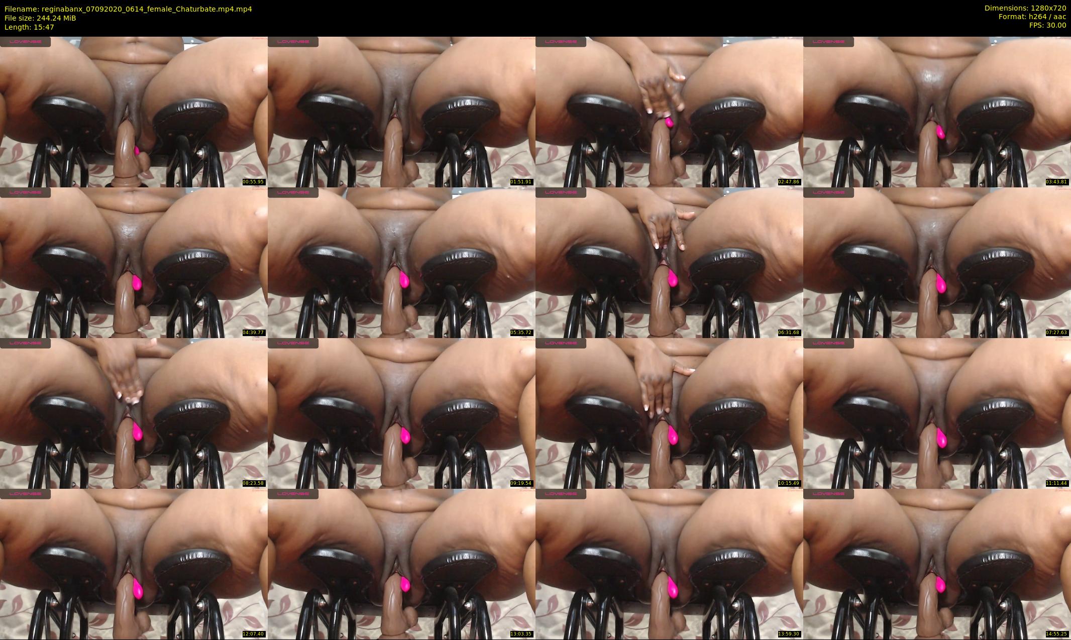 reginabanx — 16 minute Chaturbate female cam show recording, 720p, Sep 7, 2020