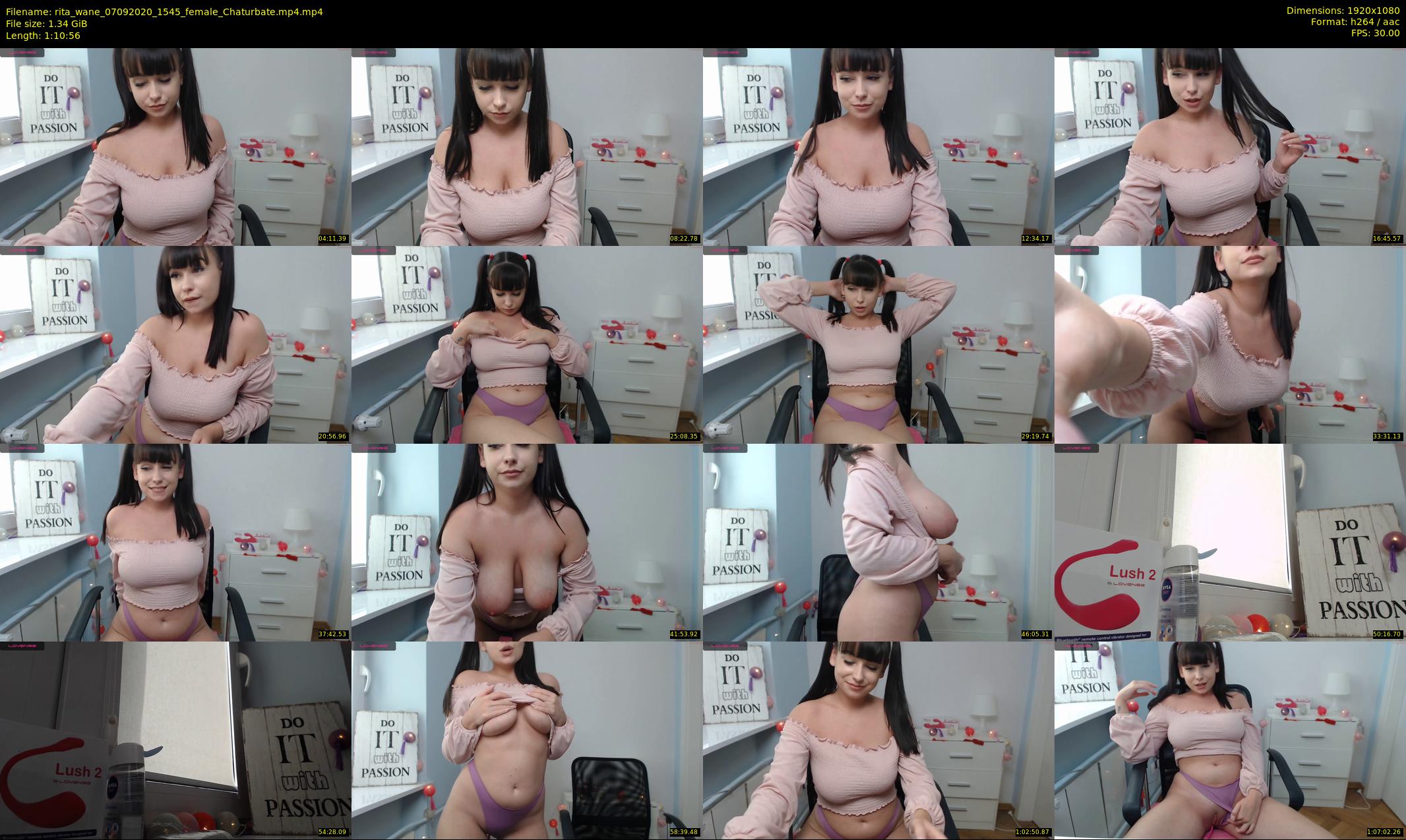 rita_wane — 71 minute Chaturbate female cam show recording, 1080p, Sep 7, 2020