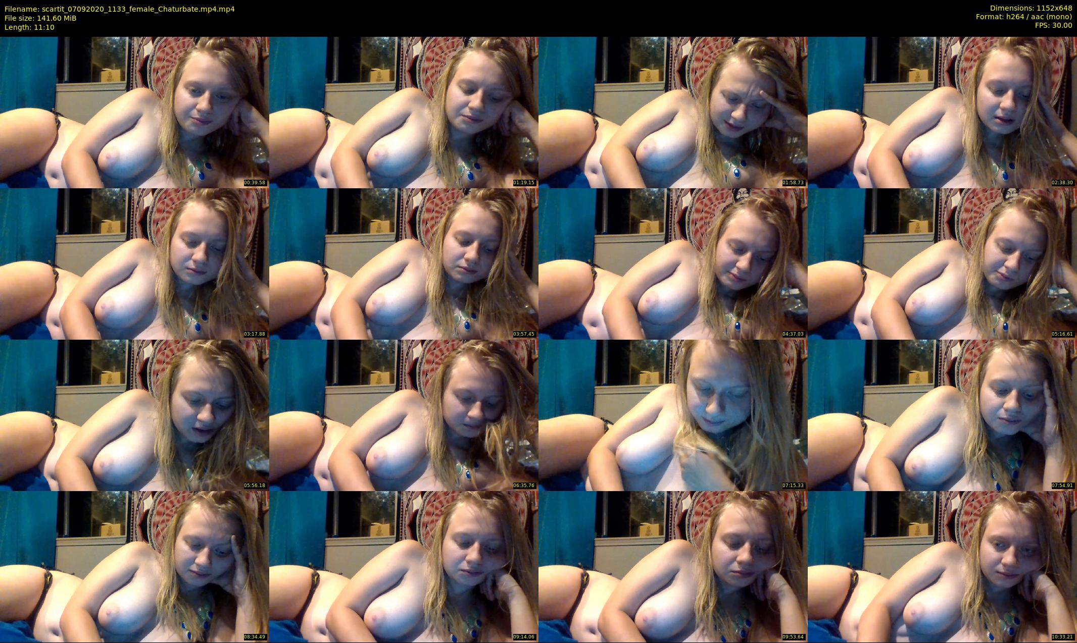 scartit — 12 minute Chaturbate female cam show recording, 480p, Sep 7, 2020