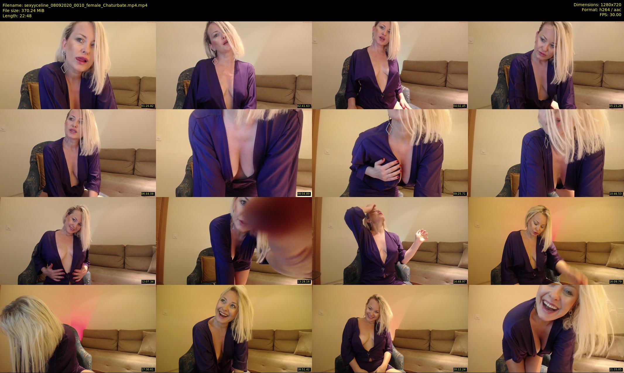 sexyyceline — 23 minute Chaturbate female cam show recording, 720p, Sep 8, 2020