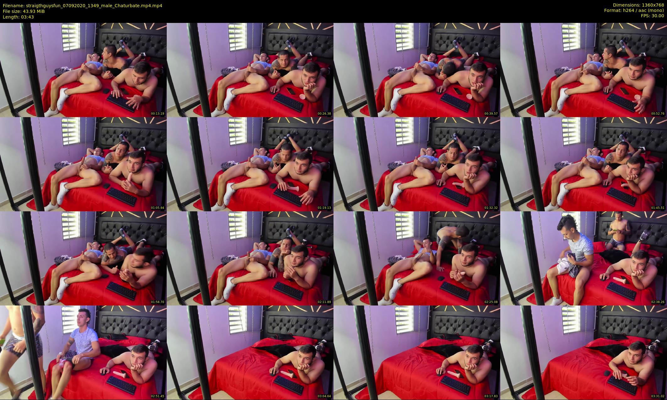 straigthguysfun — 4 minute Chaturbate male cam show recording, 720p, Sep 7, 2020