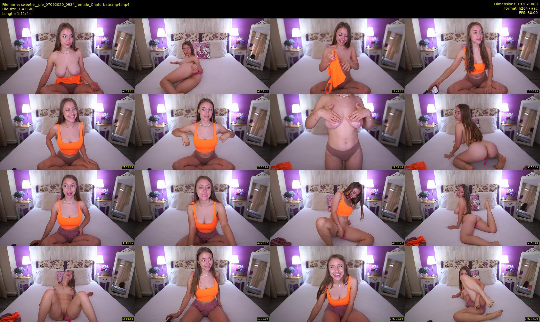 sweetie__pie — 72 minute Chaturbate female cam show recording, 1080p, Sep 7, 2020