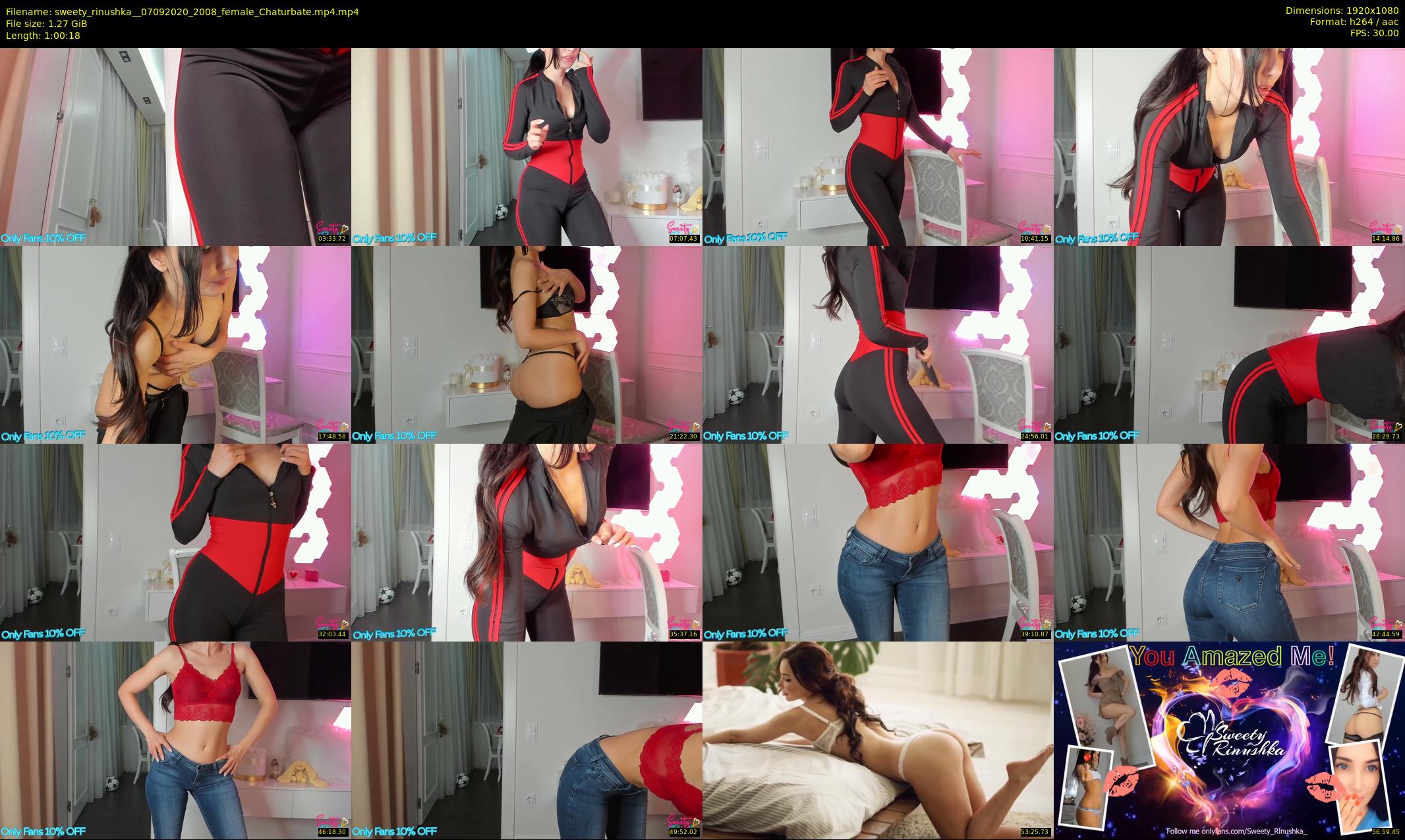 sweety_rinushka_ — 61 minute Chaturbate female cam show recording, 1080p, Sep 7, 2020