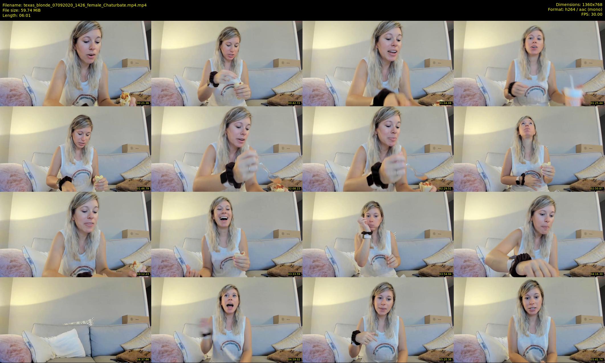texas_blonde — 7 minute Chaturbate female cam show recording, 720p, Sep 7, 2020