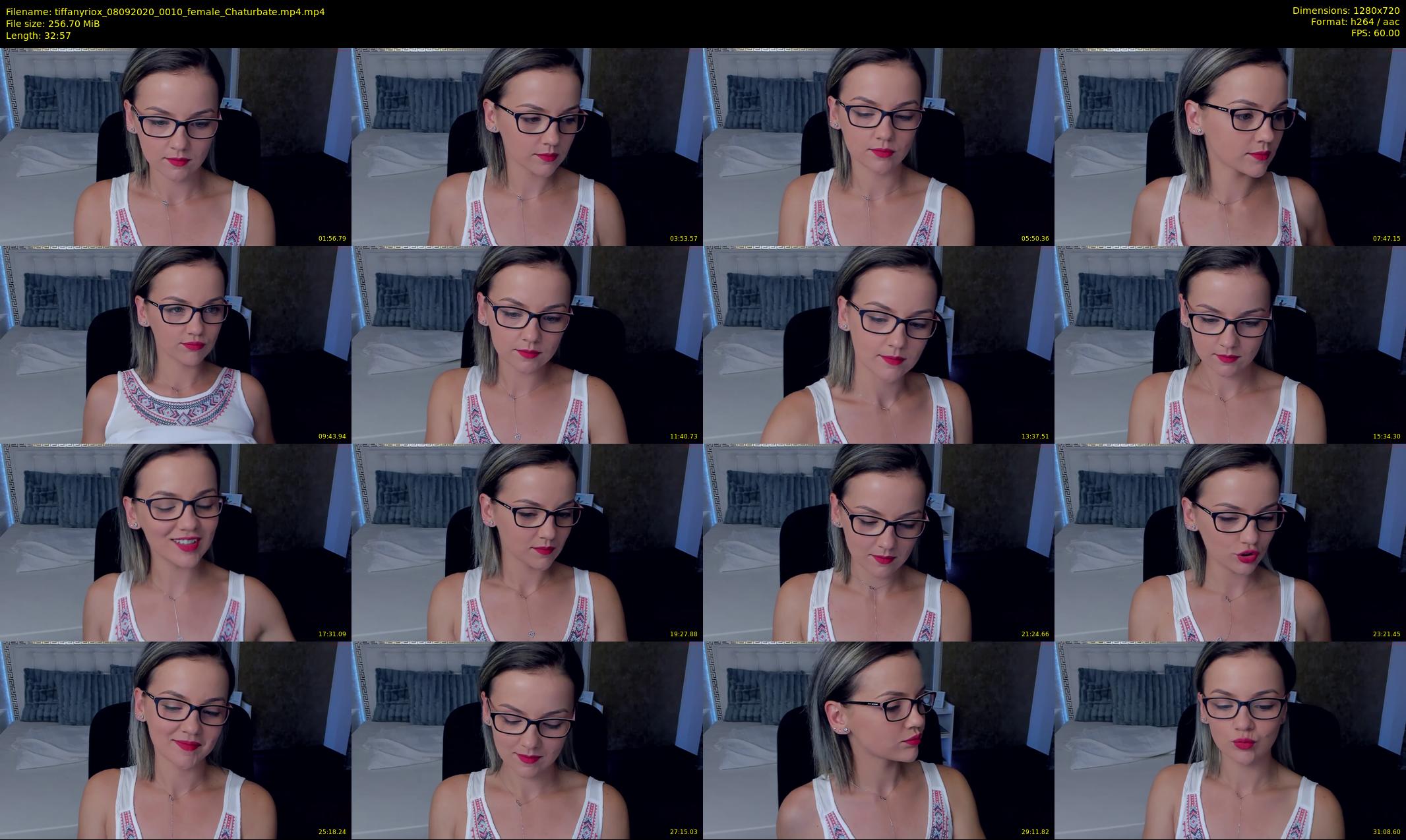 tiffanyriox — 33 minute Chaturbate female cam show recording, 720p, Sep 8, 2020