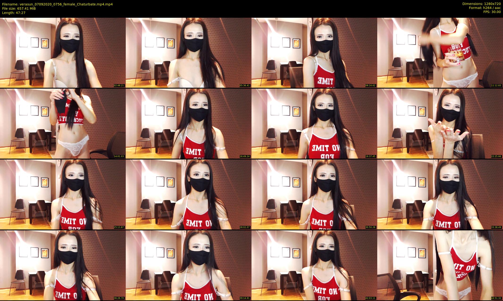 verasun — 48 minute Chaturbate female cam show recording, 720p, Sep 7, 2020