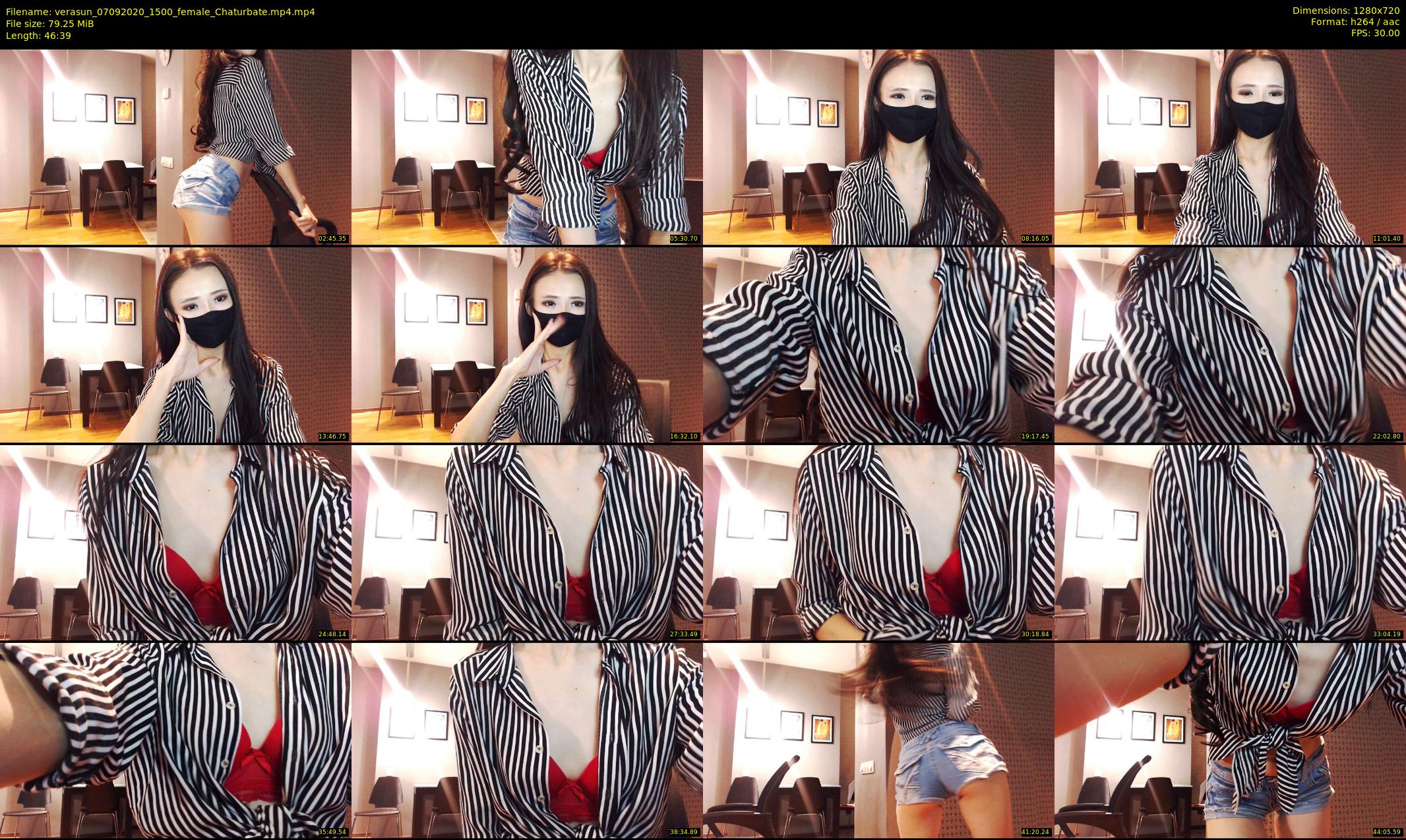 verasun — 47 minute Chaturbate female cam show recording, 720p, Sep 7, 2020