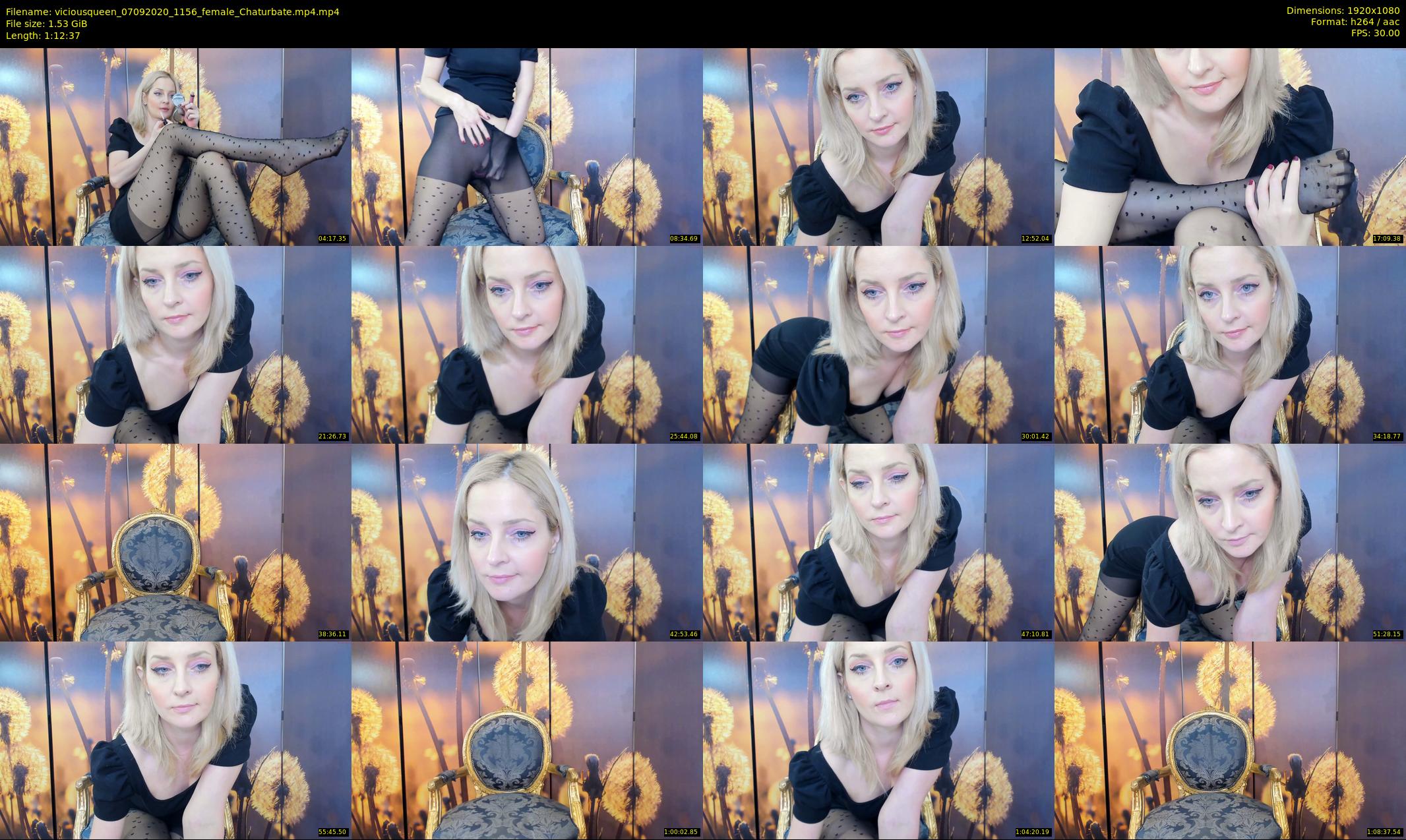 viciousqueen — 73 minute Chaturbate female cam show recording, 1080p, Sep 7, 2020
